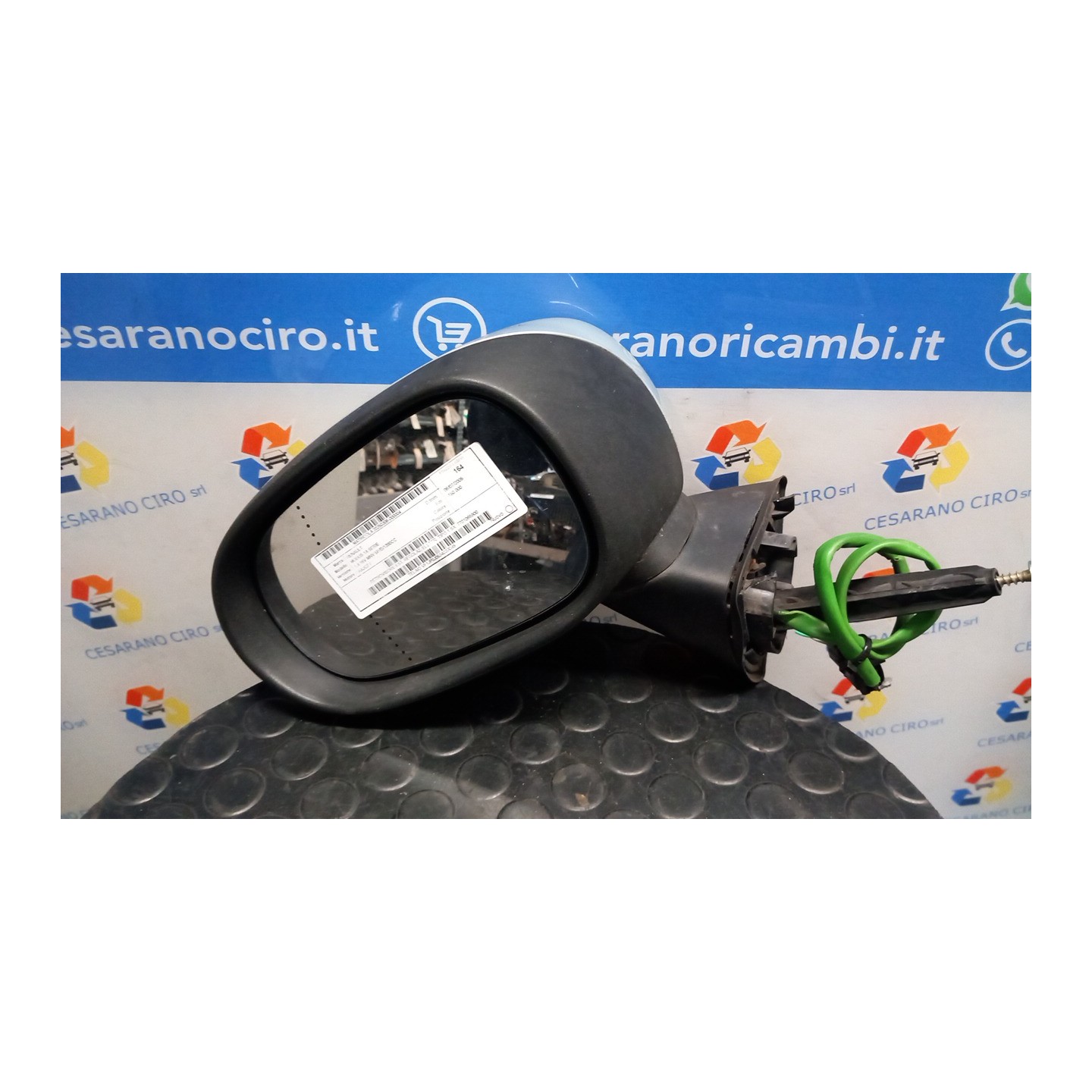RETROVISORE EST. REGOLAZ. ELETTR. TIPO 1 SX. 004 RENAULT MODUS 1A SERIE (09/04-01/08) K4JG7 7701065900