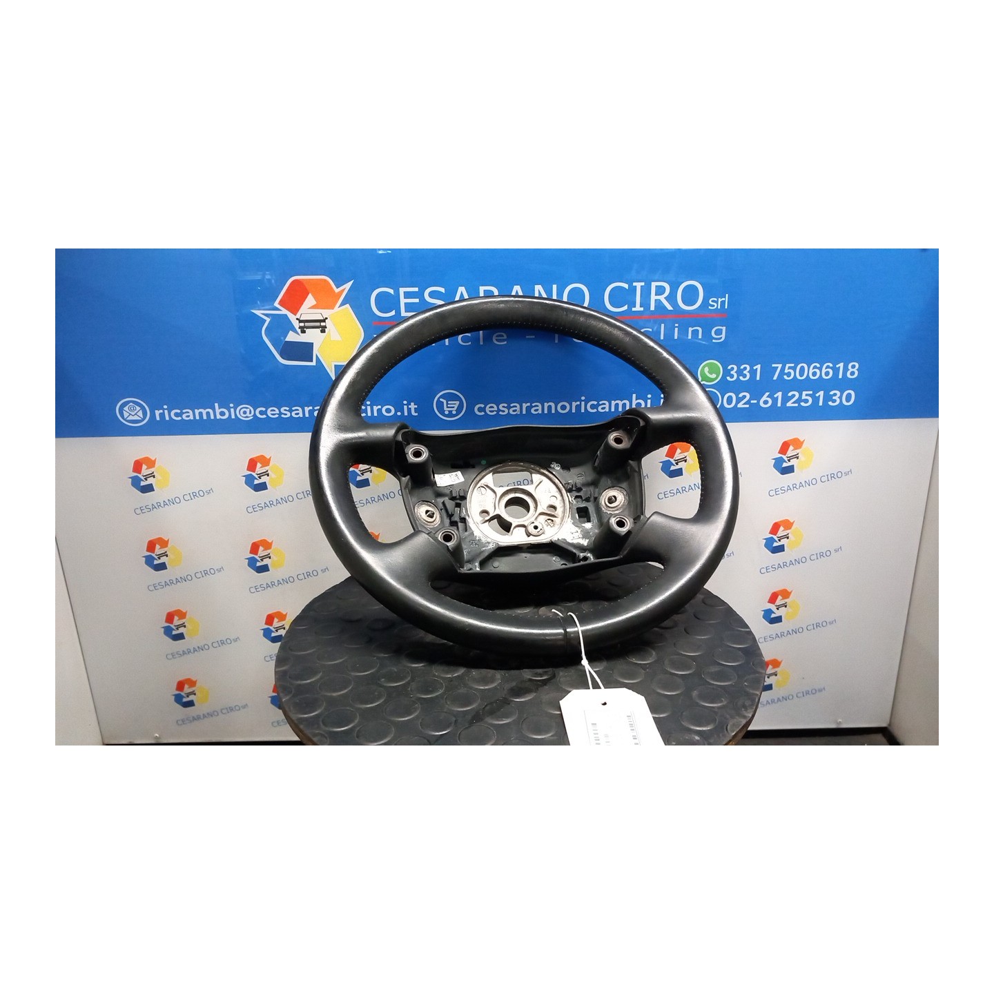 VOLANTE IN PELLE 028 AUDI A2 (8Z) (06/00-02/06) AMF 8Z0419091D1KT