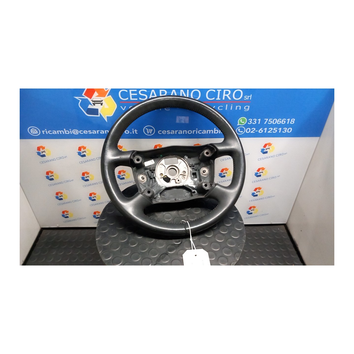 VOLANTE IN PELLE 028 AUDI A2 (8Z) (06/00-02/06) AMF 8Z0419091D1KT