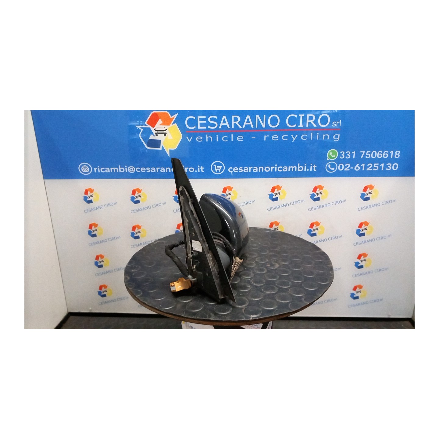 RETROVISORE EST. REGOLAZ. ELETTR. SX. 033 AUDI A2 (8Z) (06/00-02/06) AMF 8Z18585311P9