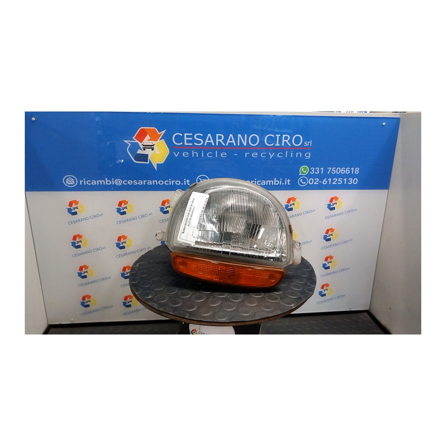 PROIETTORE DX. 035 RENAULT TWINGO 1A SERIE (10/92-08/98) C3GA7 7701036392
