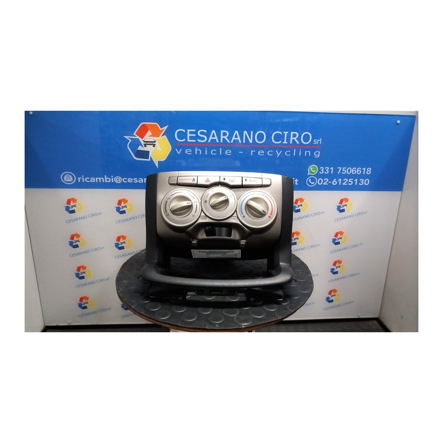 BLOCCO COMANDO CLIMATIZZAZIONE 062 DAIHATSU SIRION 2A SERIE (01/05-) 1KR 55902B1020