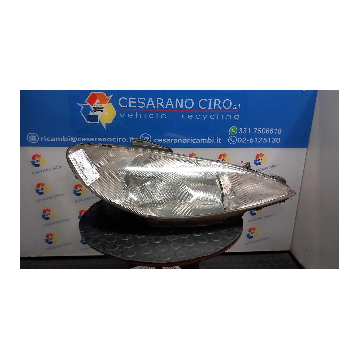 PROIETTORE DX. 076 PEUGEOT 206 (09/98-06/09) HFX 620663