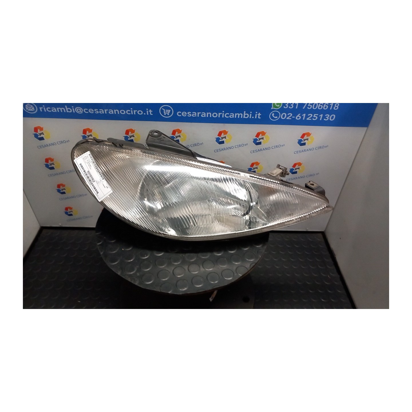 PROIETTORE DX. 076 PEUGEOT 206 (09/98-06/09) HFX 620663