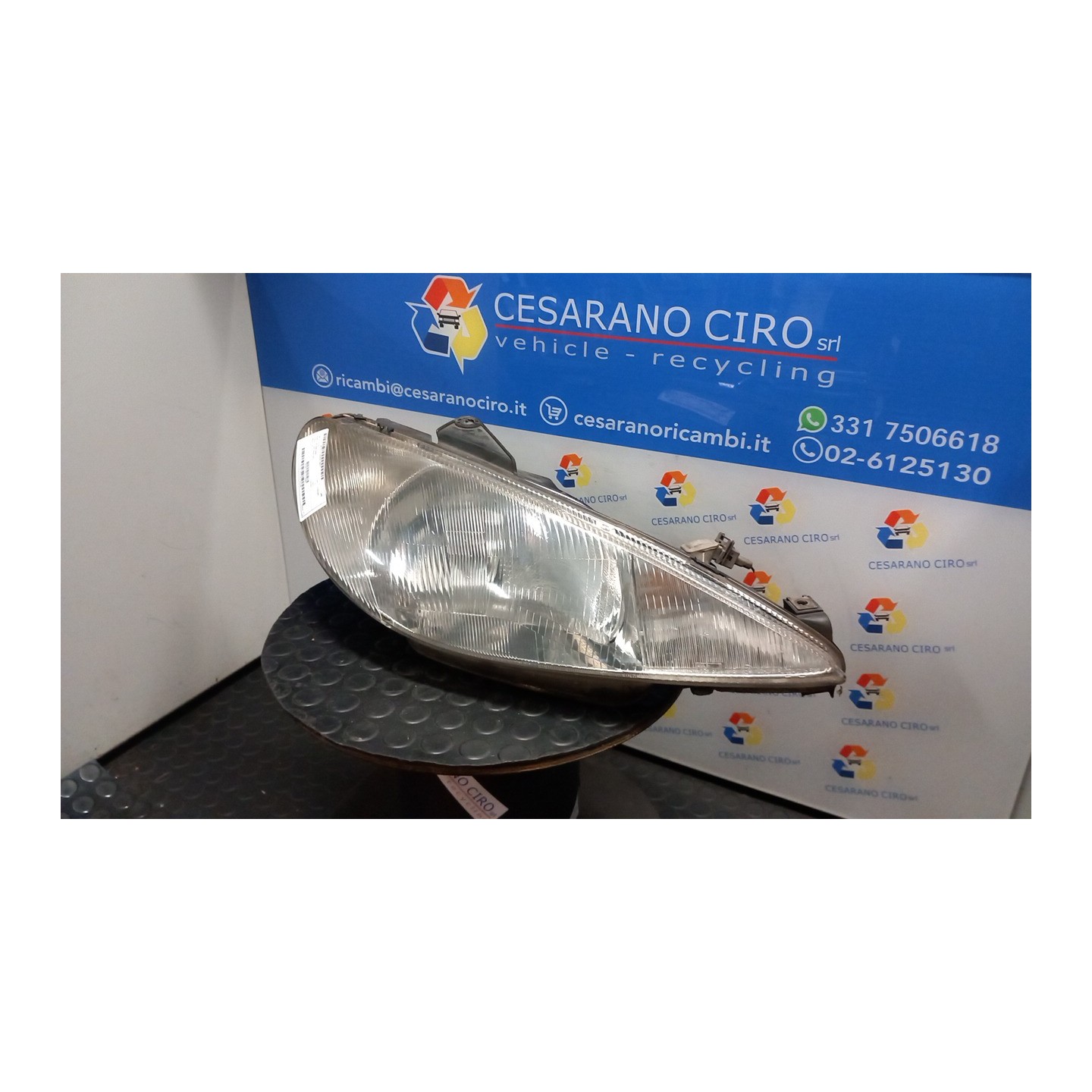 PROIETTORE DX. 076 PEUGEOT 206 (09/98-06/09) HFX 620663