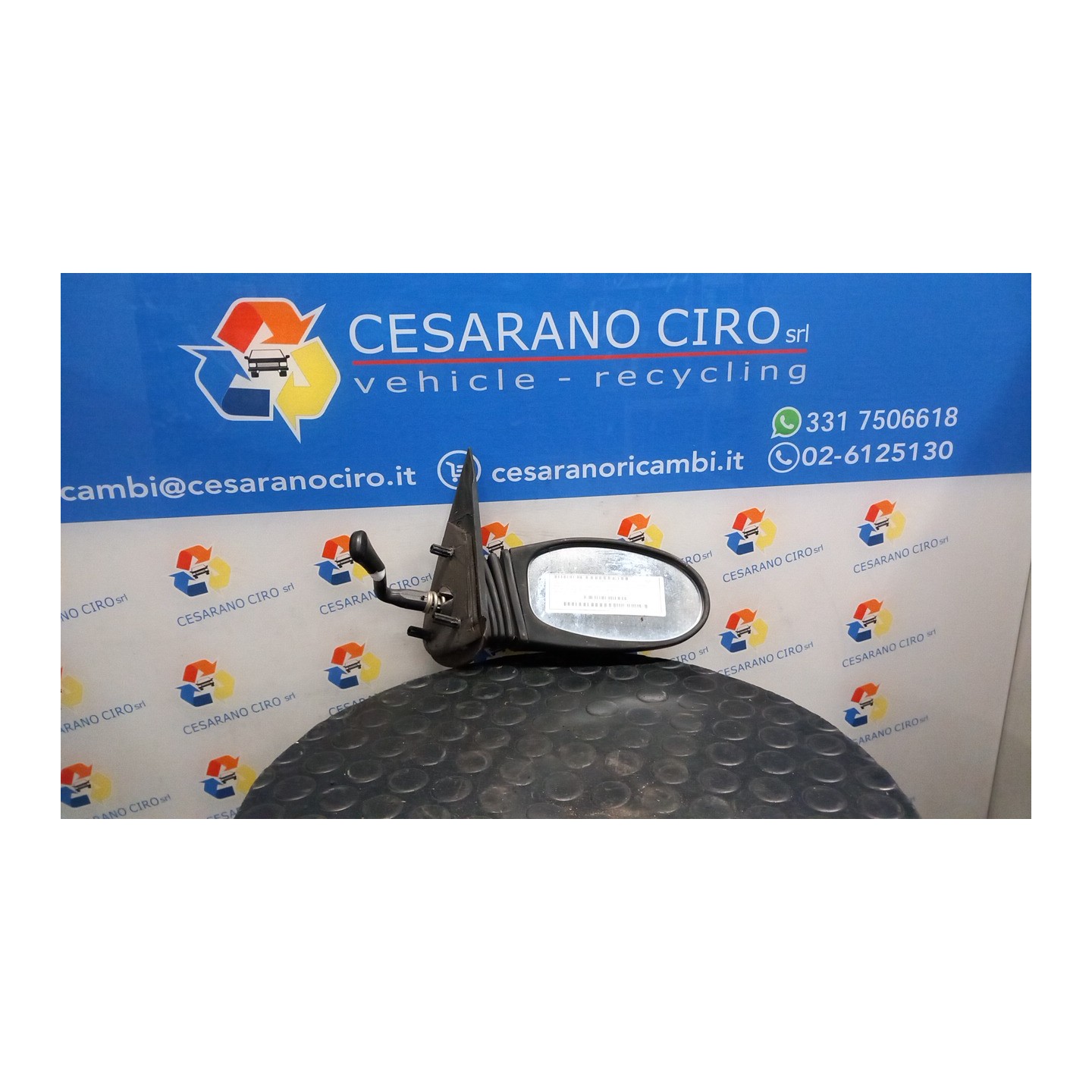 RETROVISORE EST. PRIMER DX. 080 FIAT SEICENTO (1E) (02/98-07/05) 187A1000 735250511