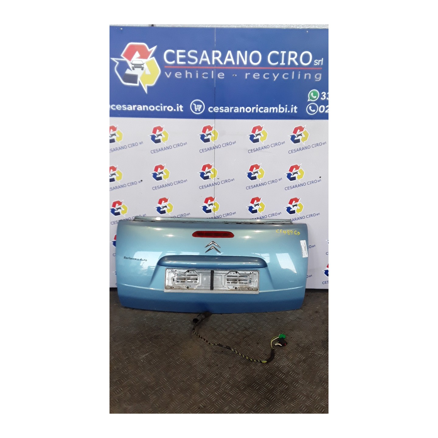 COFANO POST. 082 CITROEN C3 PLURIEL (05/03-11/10) 8HX 8701AN