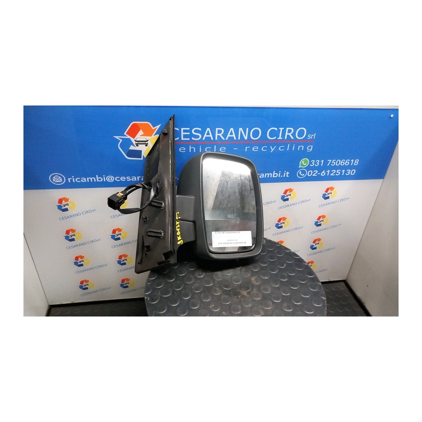 RETROVISORE EST. REGOLAZ. ELETTR. RIPIEGHEVOLE ELETTR. DX. 091 CITROEN JUMPY 3A SERIE (11/06-05/16) RHR 8153L9