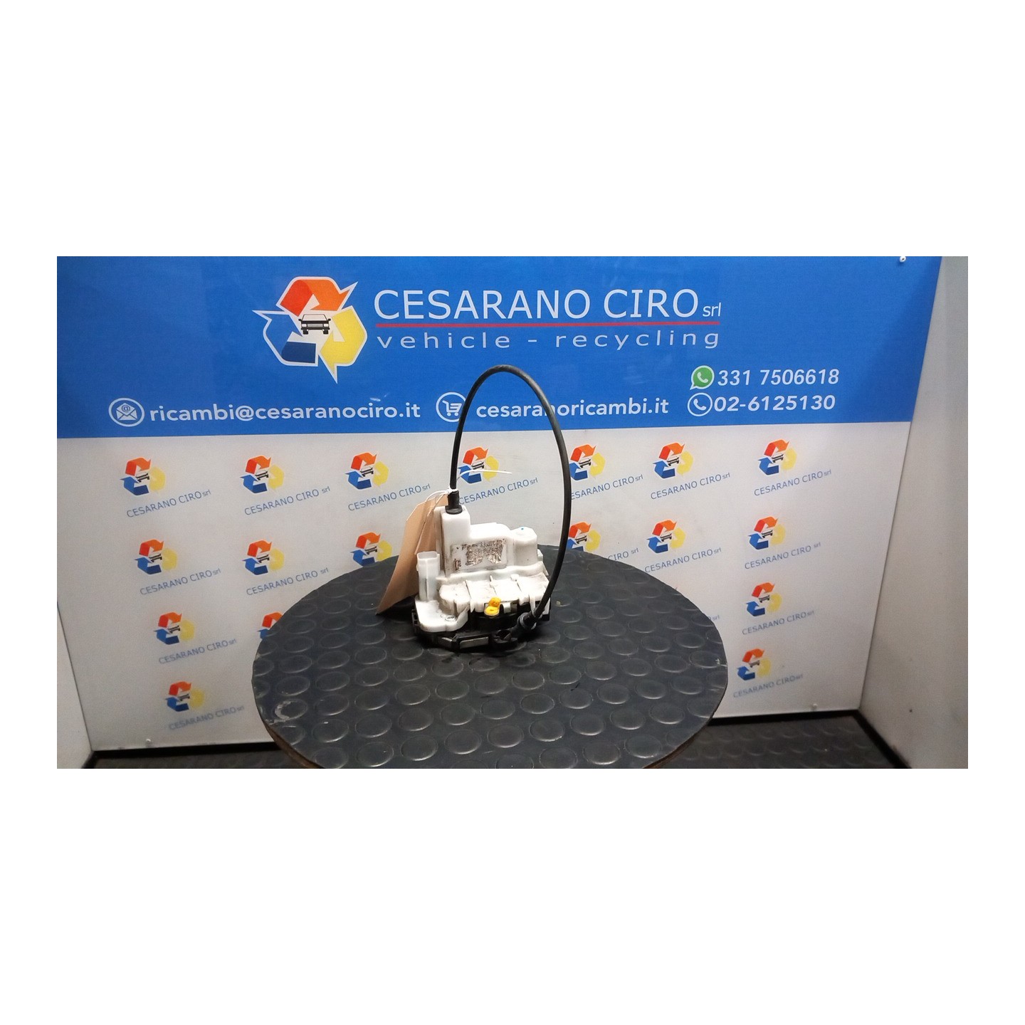 SERRATURA PORTA POST. DX. 039 FIAT PANDA (2Q) (09/03-12/10) 188A4000 51826981