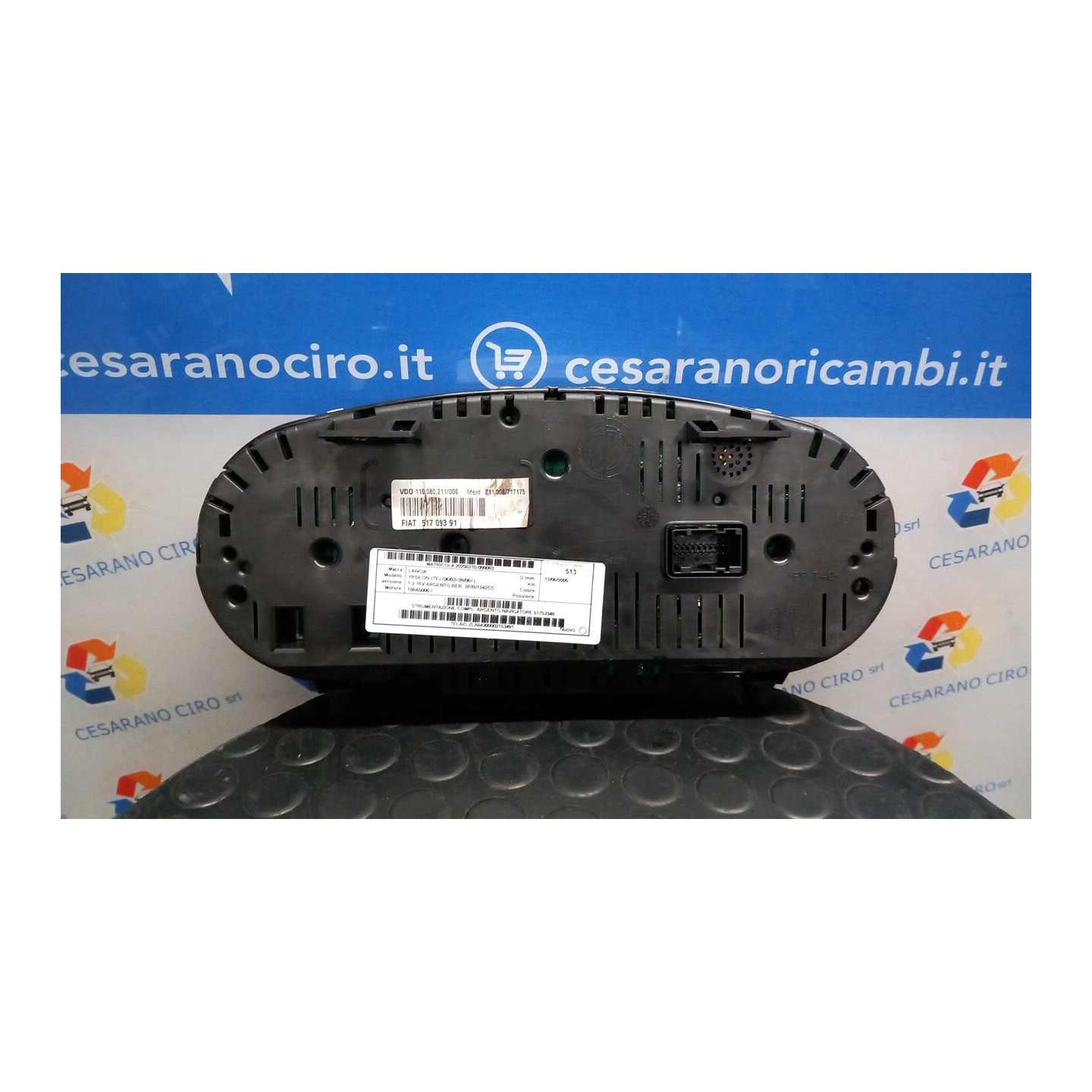 STRUMENTAZIONE COMPL. ARGENTO,NAVIGATORE 083 LANCIA YPSILON (TE) (06/03-09/06) 188A5000 51753348
