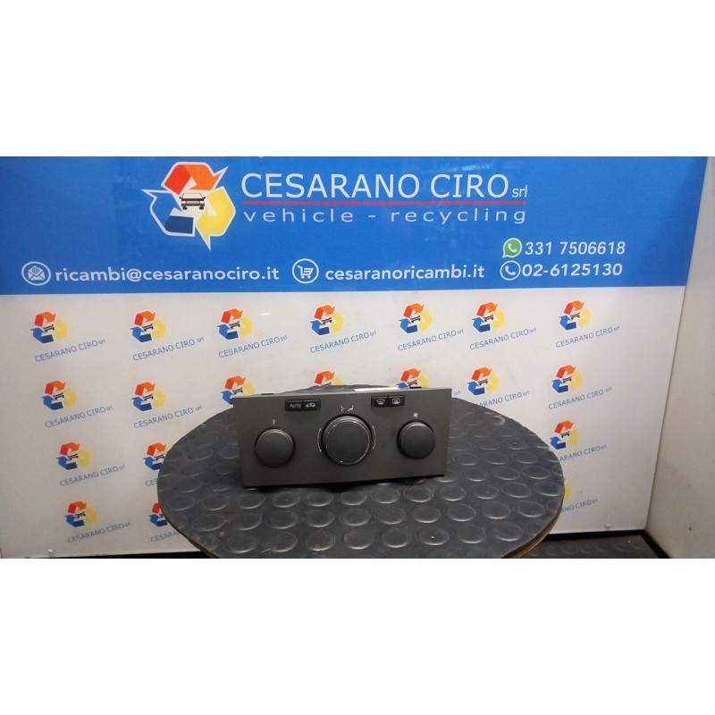 BLOCCO COMANDO CLIMATIZZAZIONE CARB.METALL,C/CLIMA ELETTRONIC 126 OPEL ZAFIRA (A05) (06/05-) Z18XER 13245114