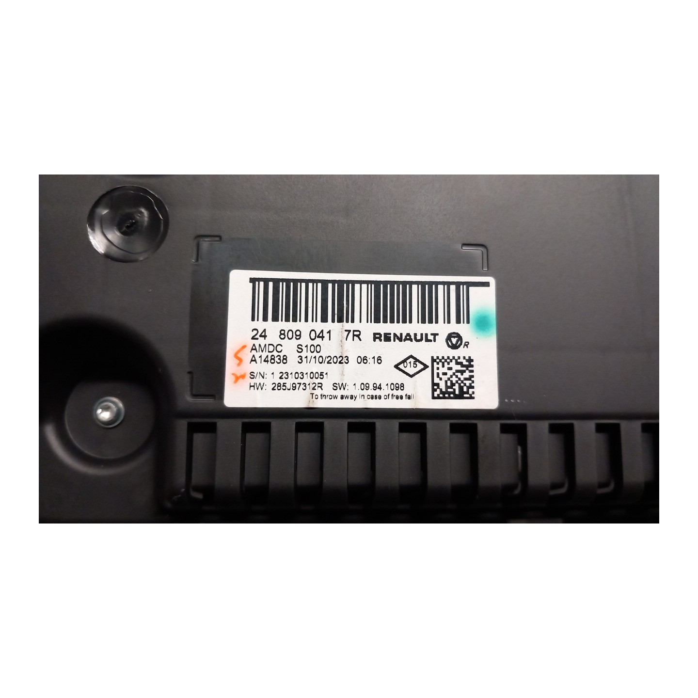 QUADRO STRUMENTI COMPL. MET05 152 RENAULT CLIO 5A SERIE (07/23-) H4DE4 248099442R