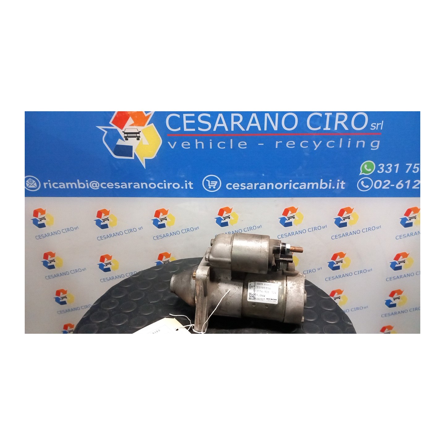MOTORINO AVVIAMENTO HITACHI 026 LANCIA DELTA (TH) (06/08-03/11) 198A1000 51890631