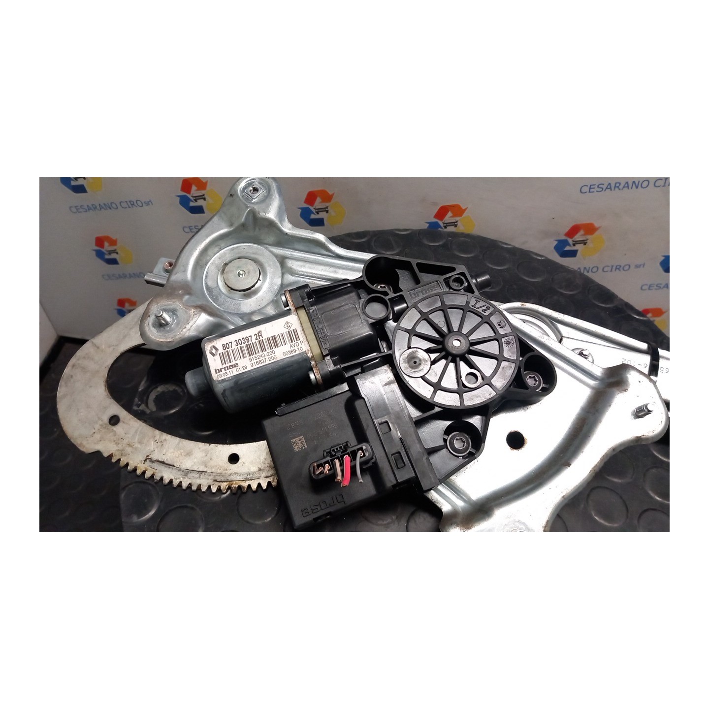 ALZACRISTALLO ELETTR. PORTA ANT. DX. 024 RENAULT MEGANE 3A SERIE (10/08-) F4RL8 807206454R