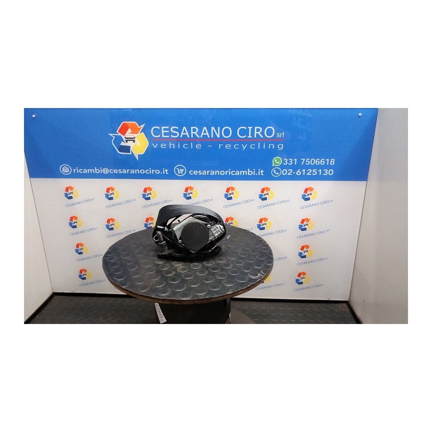 CINTURA DI SICUREZZA ANT. DX. 026 RENAULT MEGANE 3A SERIE (10/08-) F4RL8 868840009R