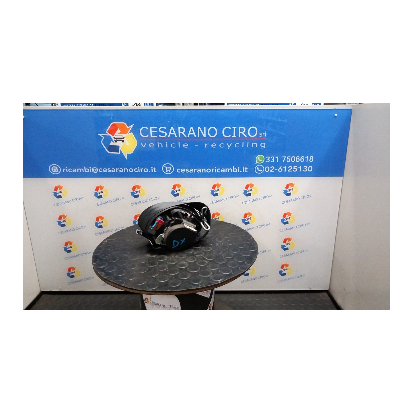 CINTURA DI SICUREZZA ANT. DX. 026 RENAULT MEGANE 3A SERIE (10/08-) F4RL8 868840009R