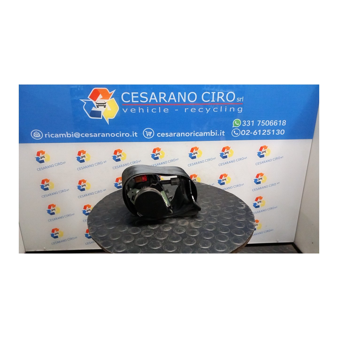 CINTURA DI SICUREZZA ANT. SX. 027 RENAULT MEGANE 3A SERIE (10/08-) F4RL8 868840009R