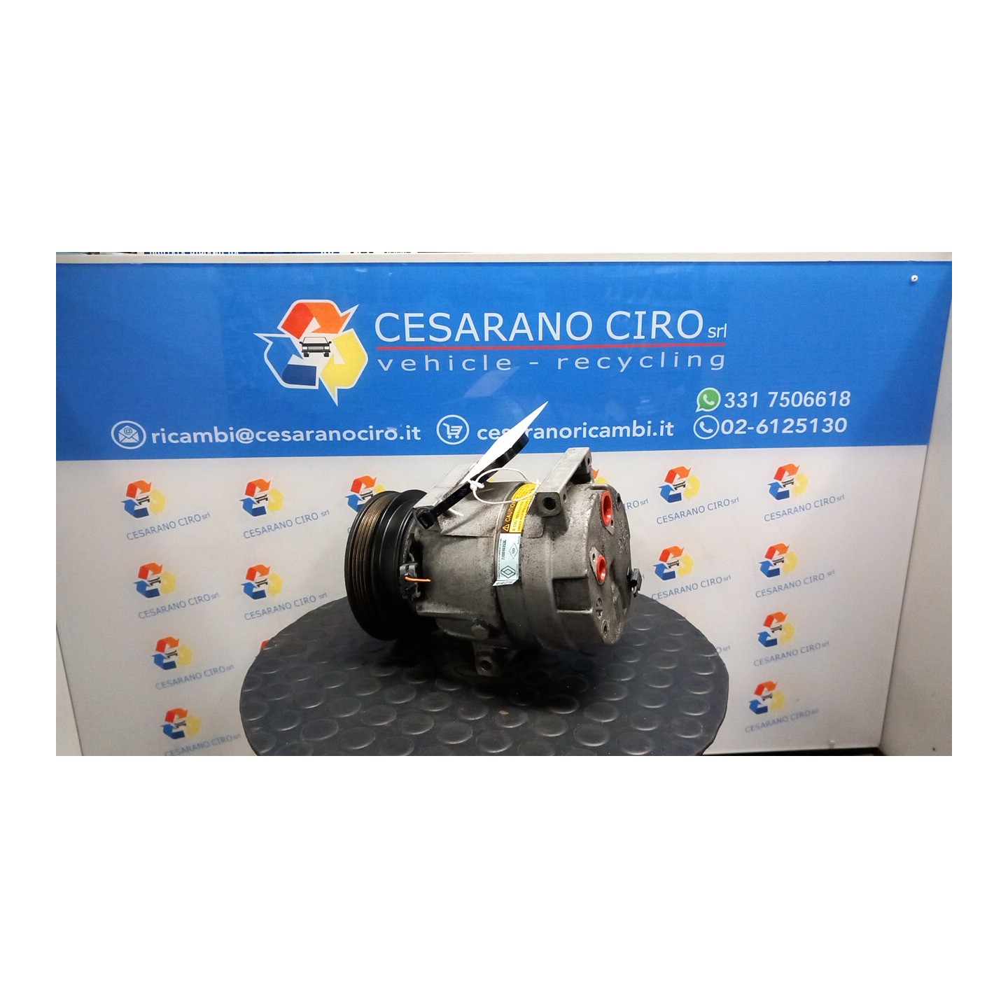 COMPRESSORE A/C 12/00 004 RENAULT SCENIC (03/99-05/03) K4MA7 7701499859