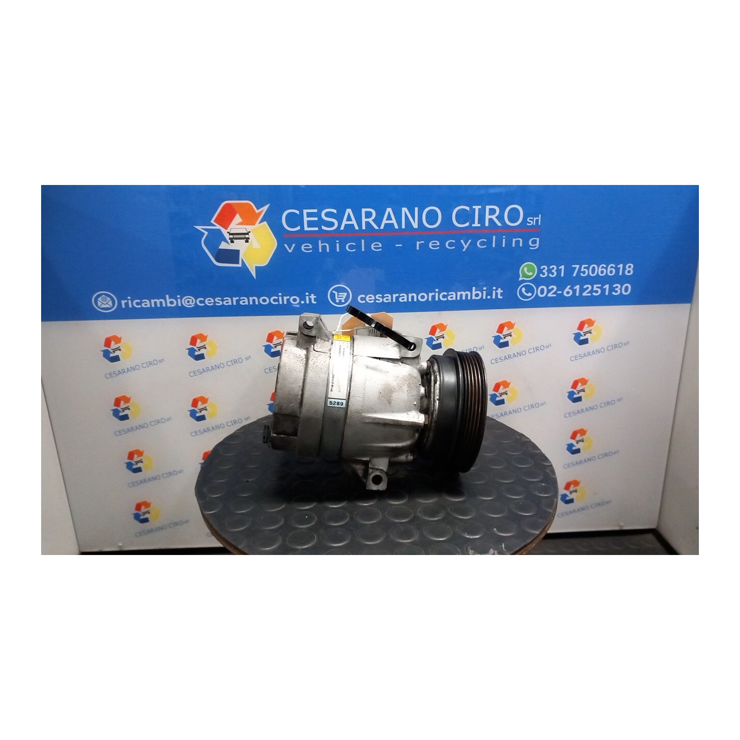 COMPRESSORE A/C 12/00 004 RENAULT SCENIC (03/99-05/03) K4MA7 7701499859