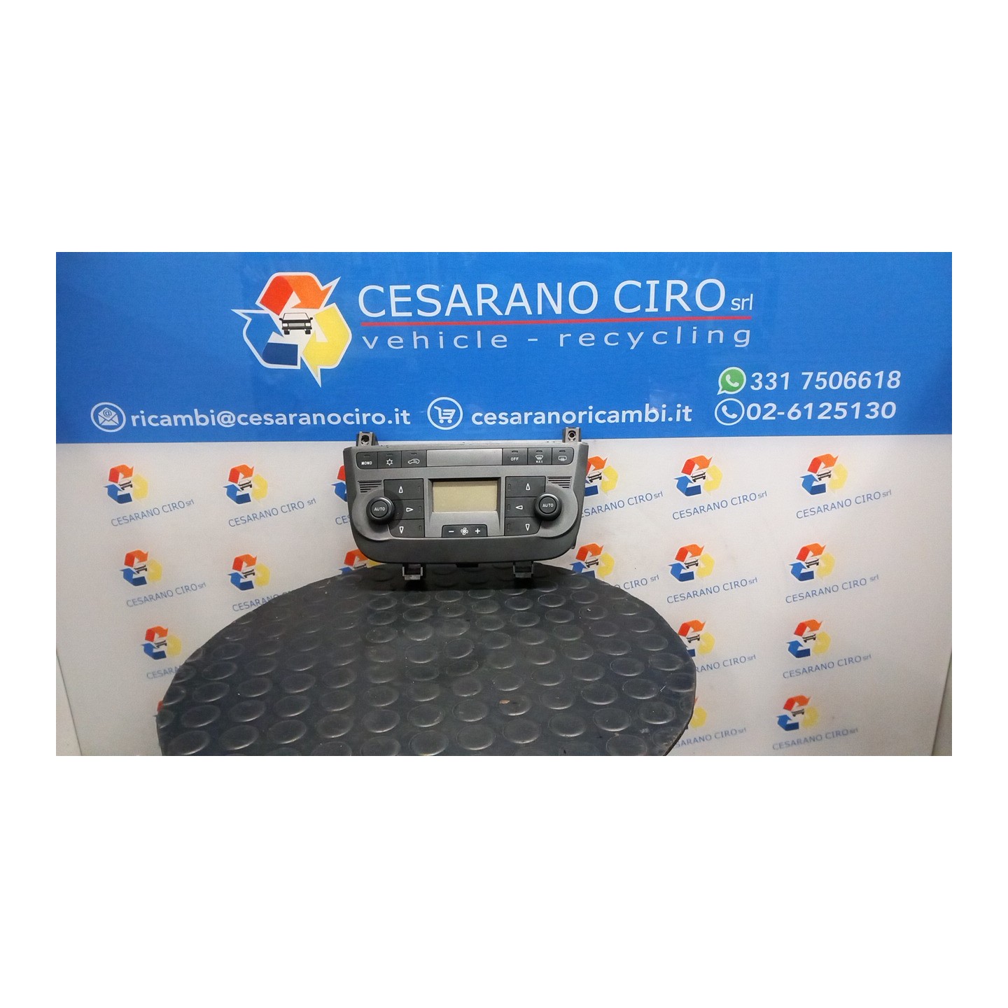 BLOCCO COMANDO CLIMATIZZAZIONE 101 FIAT GRANDE PUNTO (2Y) (06/05-12/08 939A1000 77363920