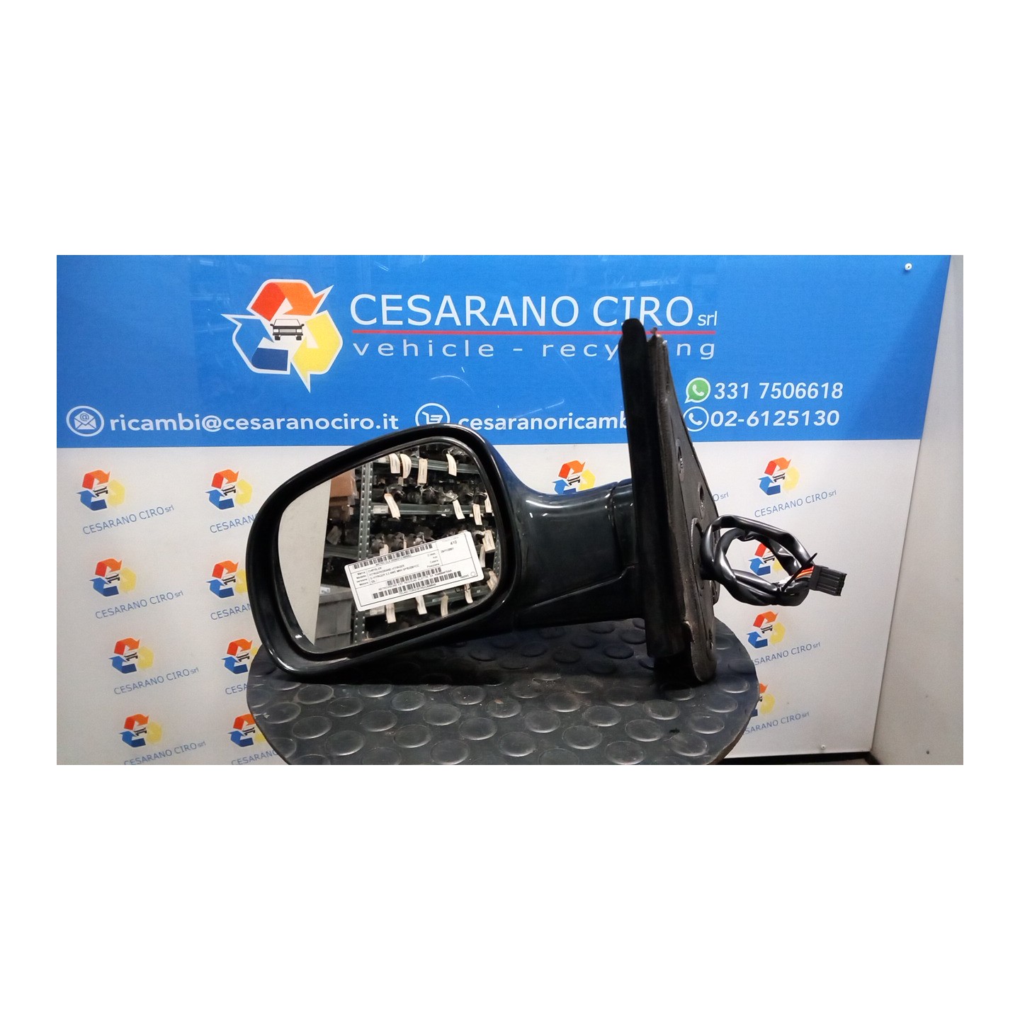RETROVISORE EST. REGOLAZ. ELETTR. SX. 052 CHRYSLER VOYAGER/GRAND VOYAGER (04/01-0 33L K04894415AA