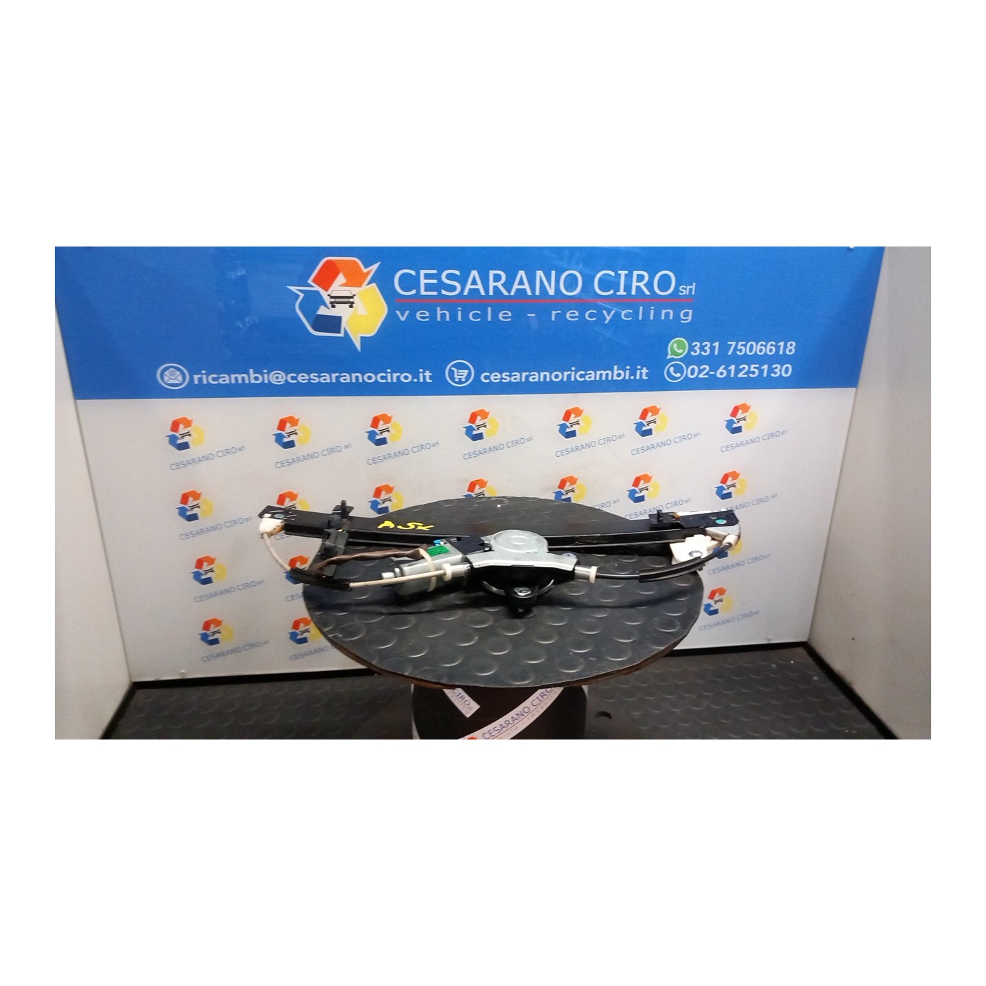 ALZACRISTALLO ELETTR. PORTA ANT. C/MOTORINO SX. 070 CHEVROLET (DAEWOO) SPARK (M300) (01/10-12/15) B10D1 95969958