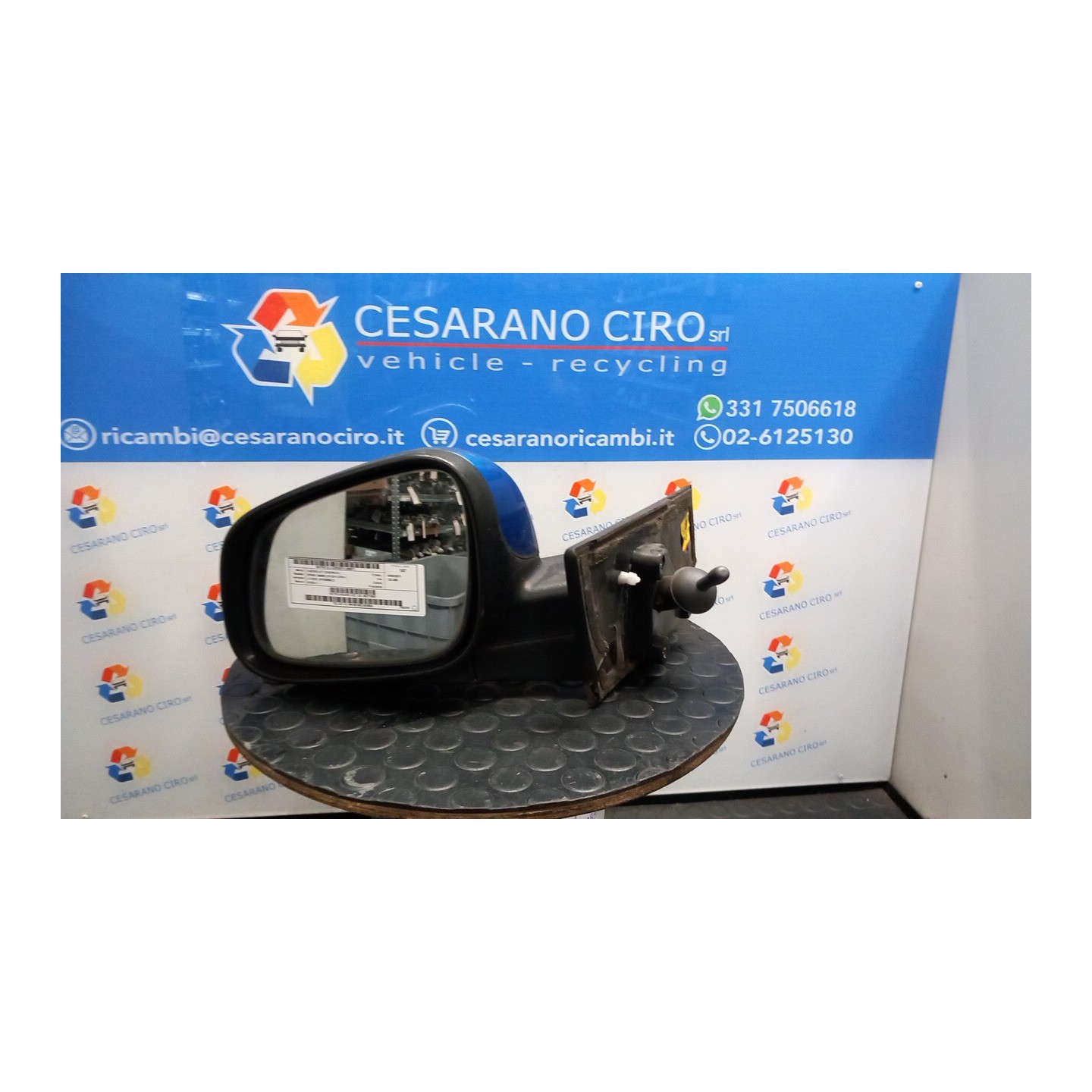 RETROVISORE EST. SX. 071 CHEVROLET (DAEWOO) SPARK (M300) (01/10-12/15) B10D1 95211693