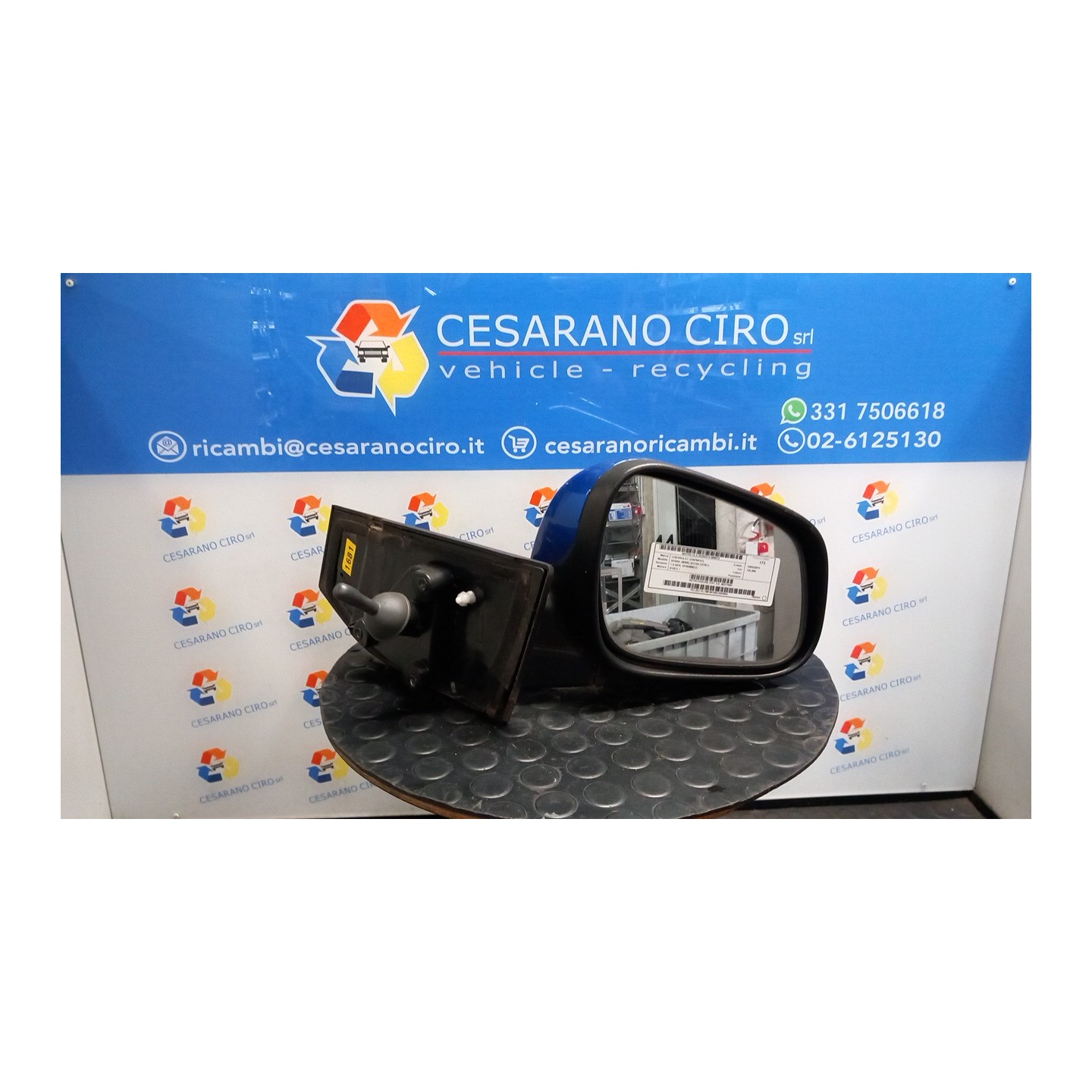 RETROVISORE EST. DX. 072 CHEVROLET (DAEWOO) SPARK (M300) (01/10-12/15) B10D1 95211681