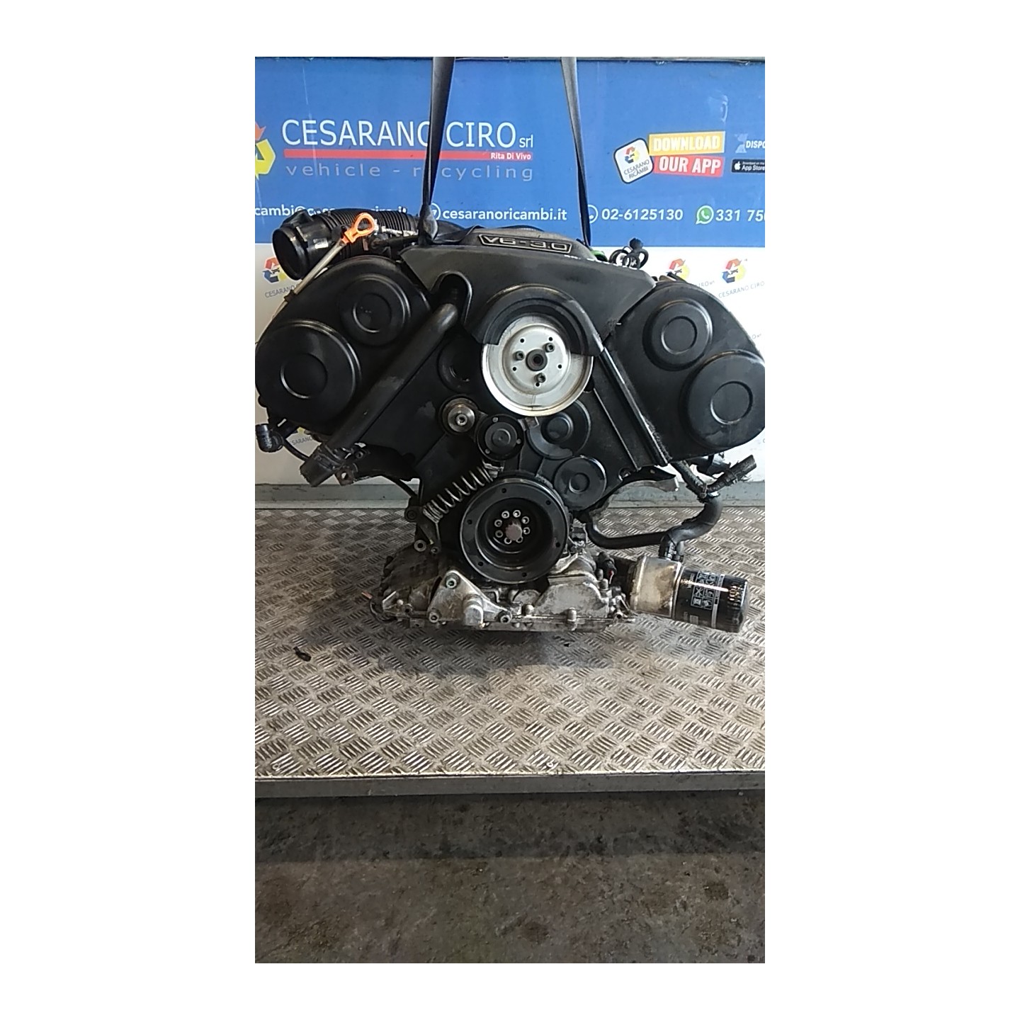 MOTORE SEMICOMPL. ROTAZIONE T.8E4035001- 080 AUDI A4 (8E) (11/00-11/04) ASN 06C100031BX