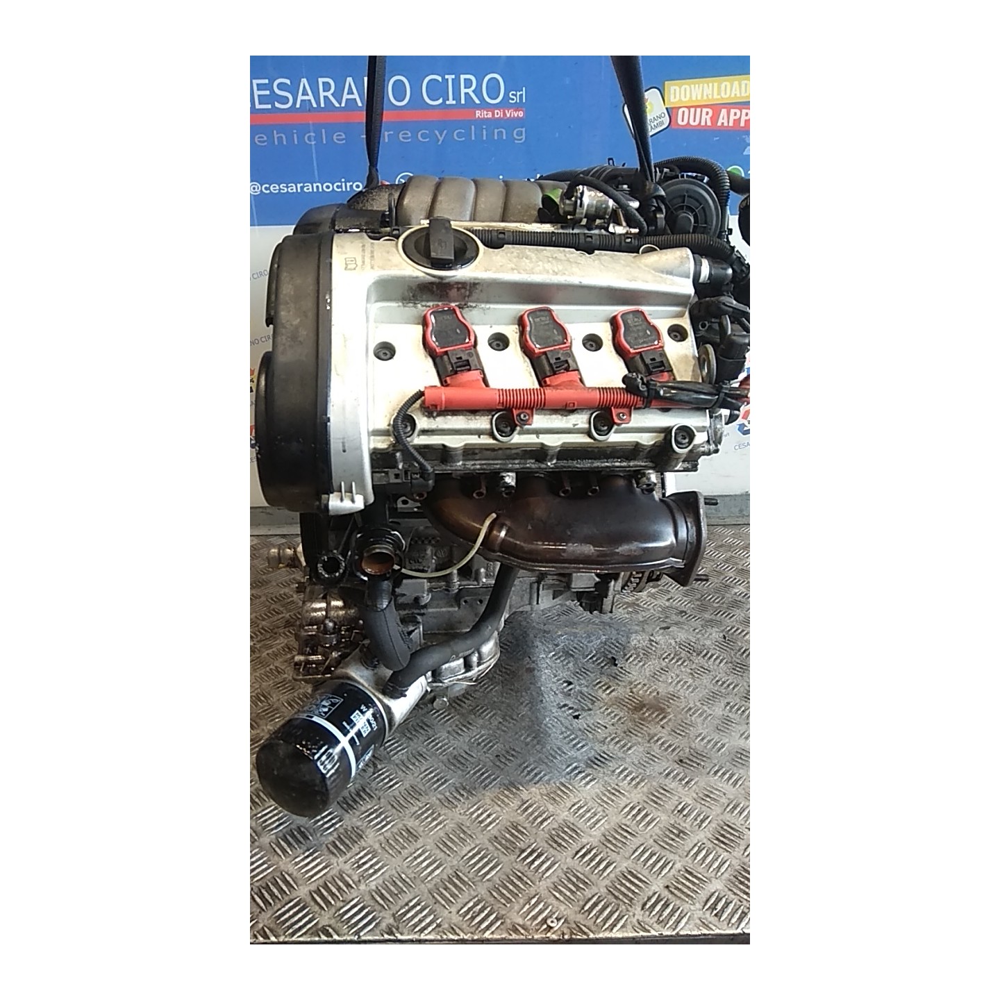 MOTORE SEMICOMPL. ROTAZIONE T.8E4035001- 080 AUDI A4 (8E) (11/00-11/04) ASN 06C100031BX