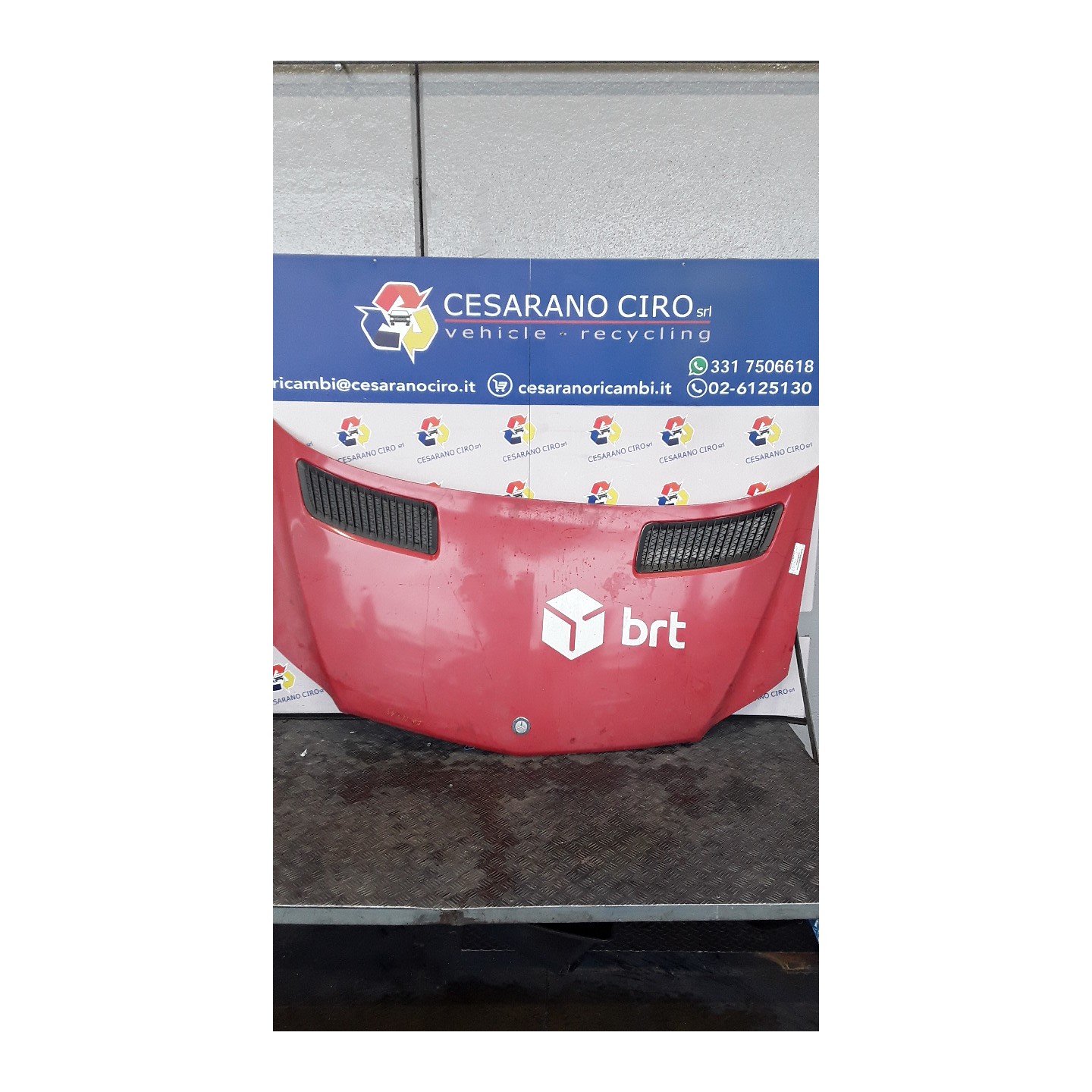 COFANO ANT. 006 MERCEDES-BENZ SPRINTER 4A S. FUR. 3,5T(07/1 271951 A9068800257