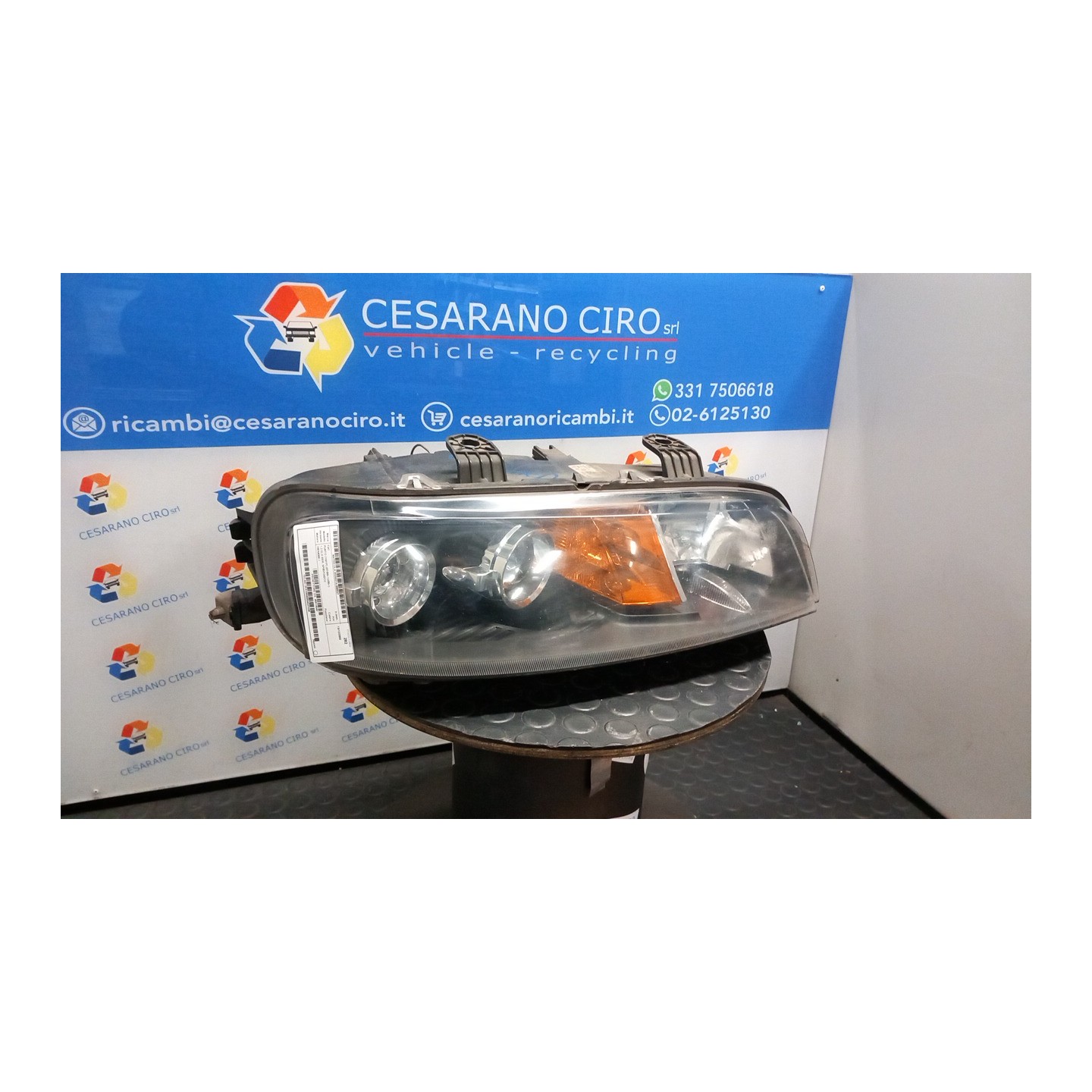 PROIETTORE DX. 027 FIAT PUNTO (1N/1P) (07/99-12/05) 188A4000 46814548