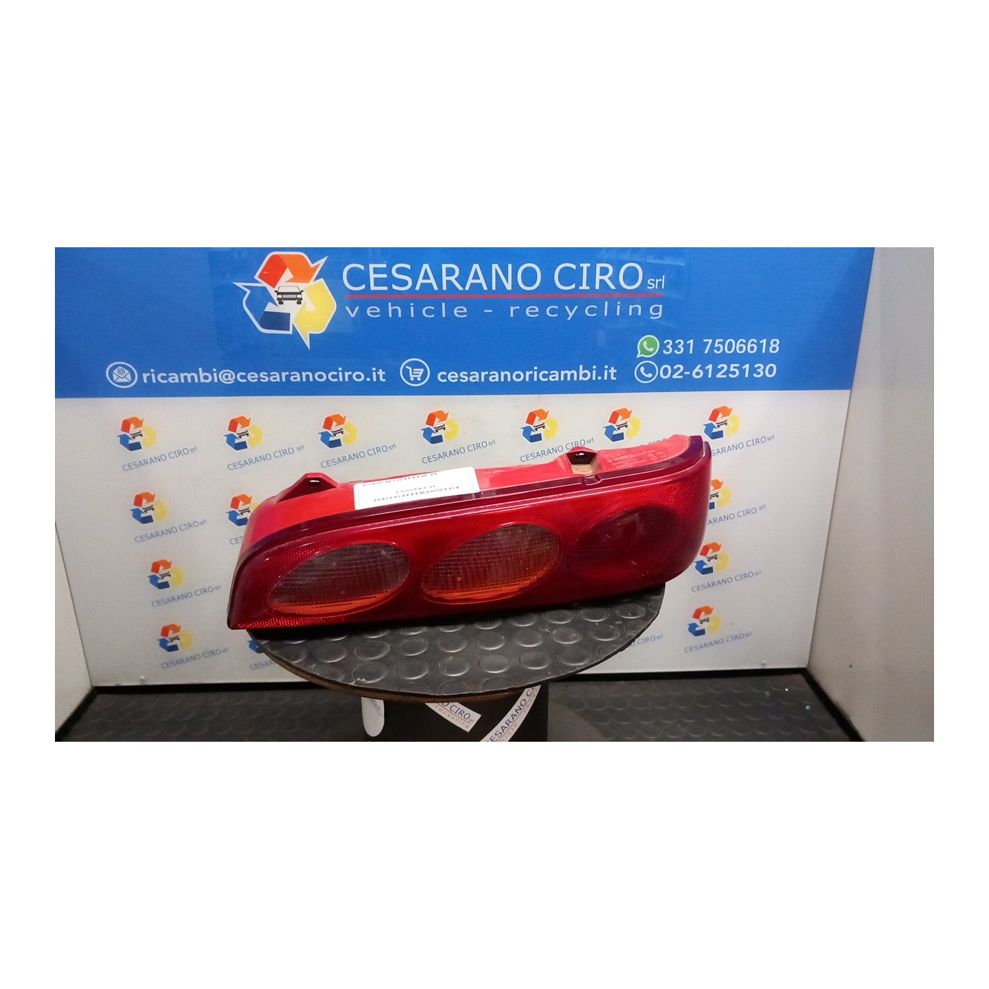 FANALE POST. DX. 037 FIAT 600 (1E) (07/05-12/11) 187A1000 46511337