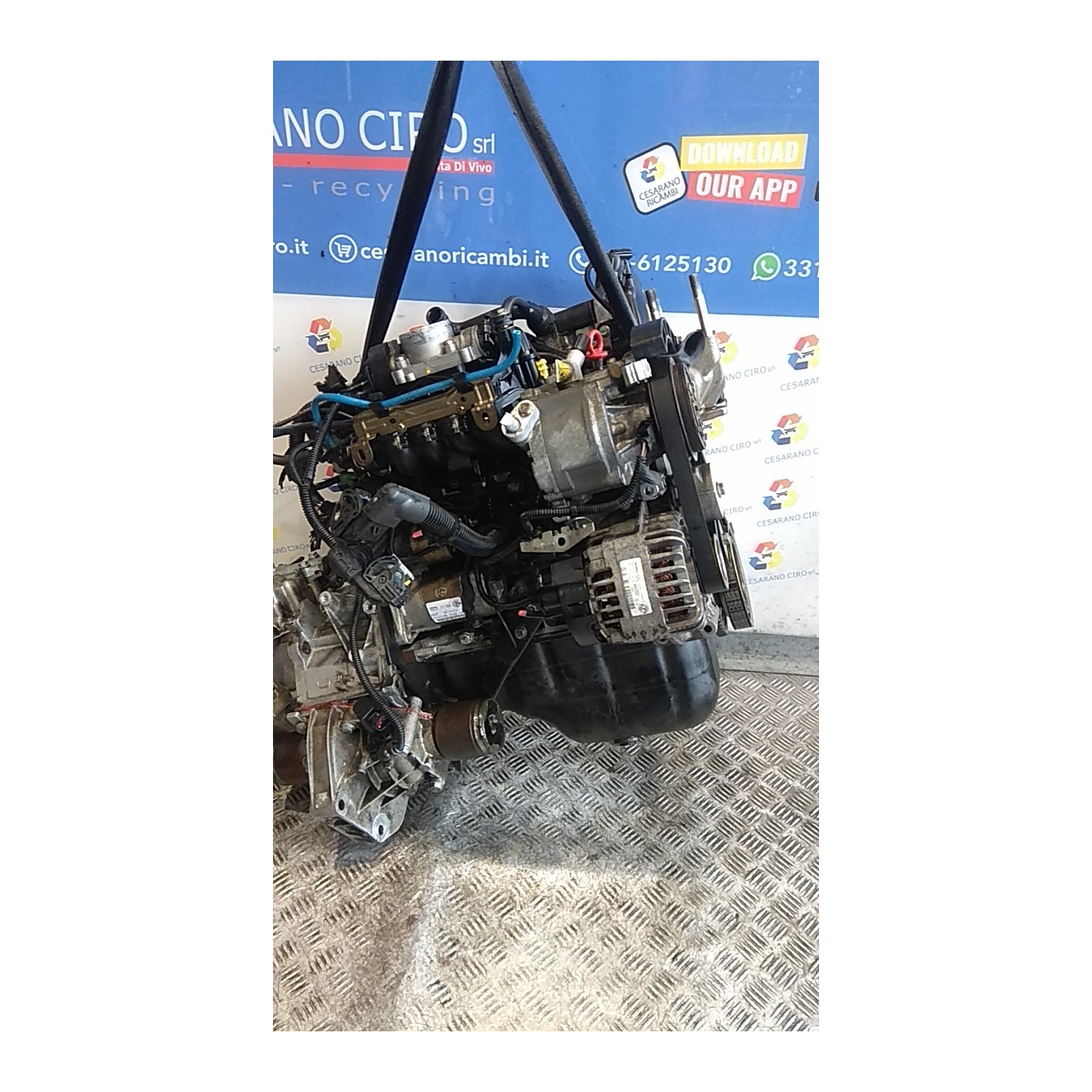 MOTORE SEMICOMPL. 040 FIAT PUNTO (1N/1P) (07/99-12/05) 188A4000 71719086