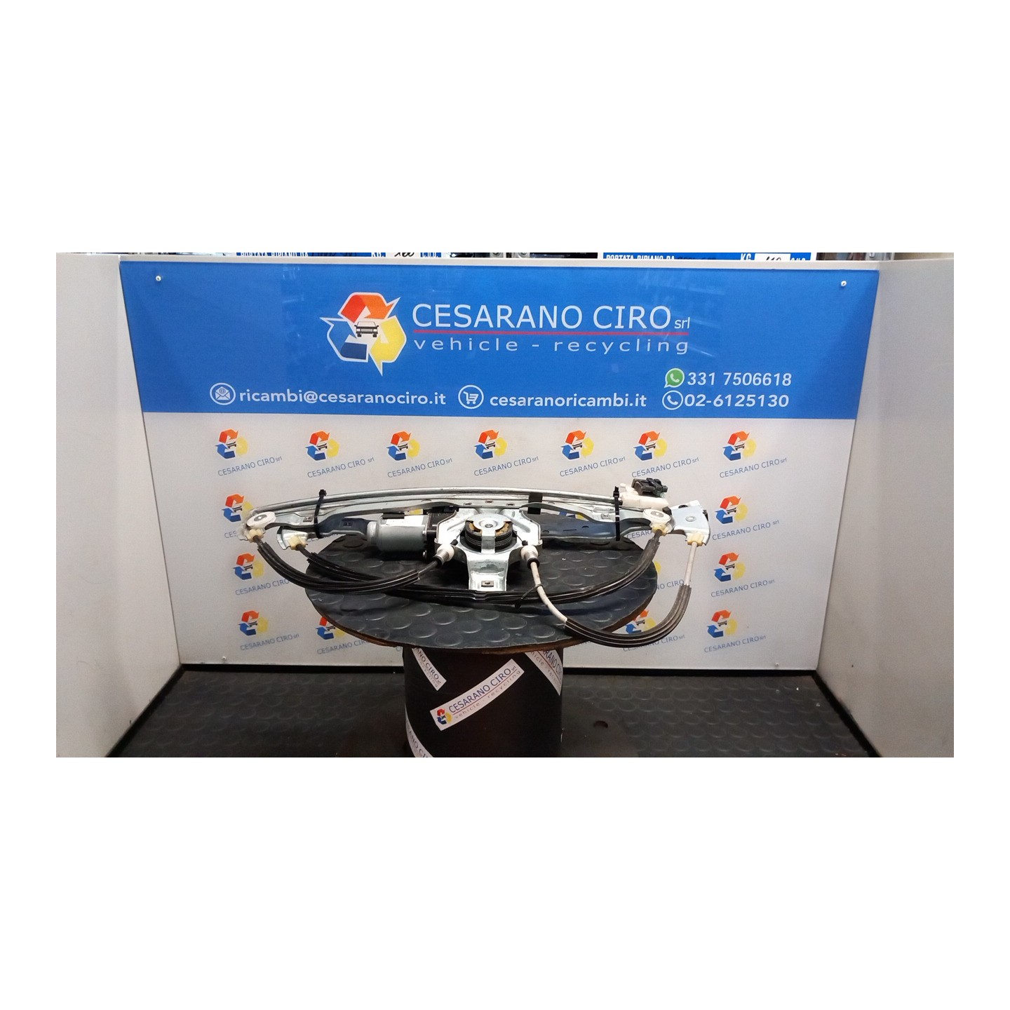 ALZACRISTALLO ELETTR. PORTA ANT. C/MOTORINO DX. 041 CITROEN DS3 (11/09-01/16) 8FP 9222FV