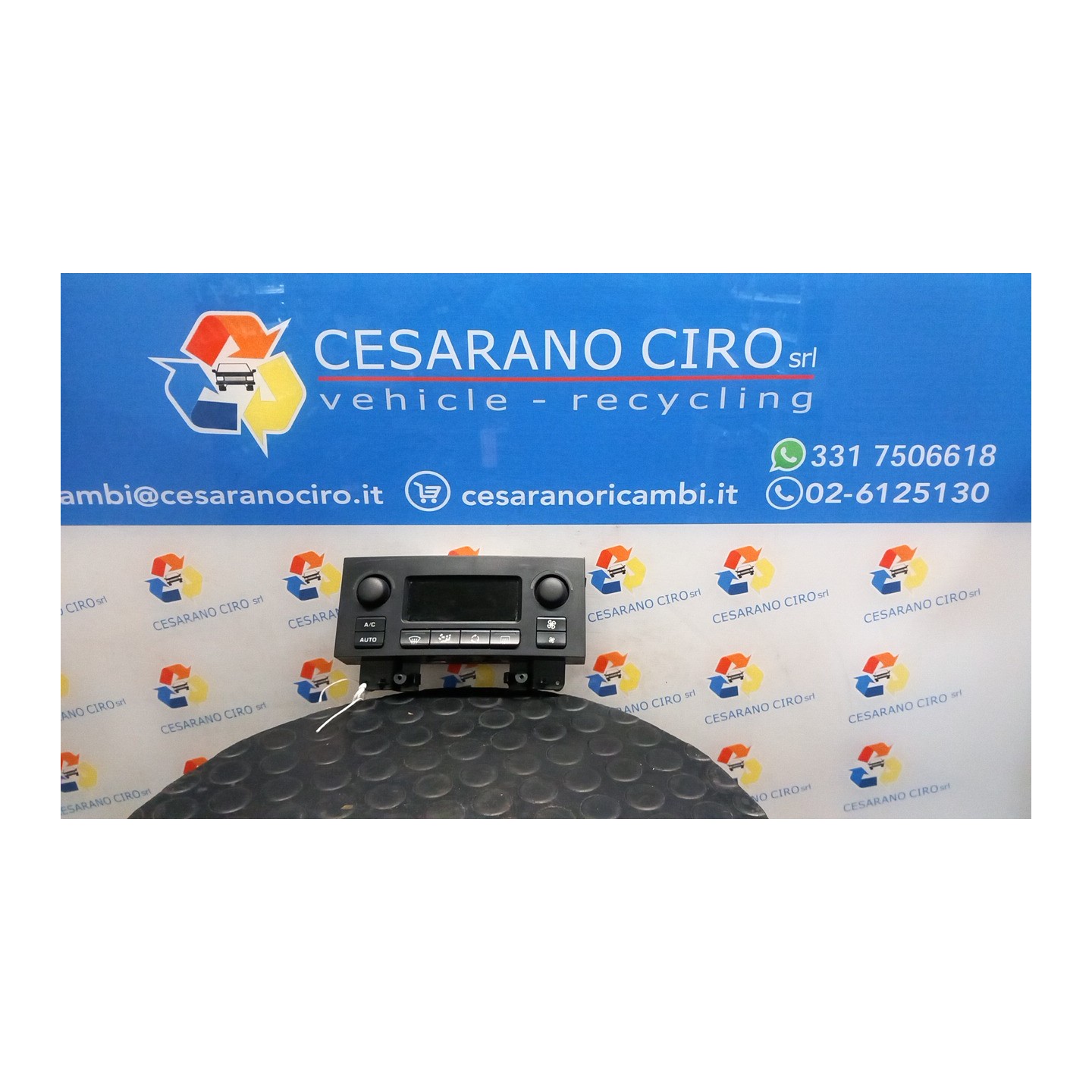 BLOCCO COMANDO CLIMATIZZAZIONE 048 PEUGEOT 307 (07/05-07/08) NFU 6451VL