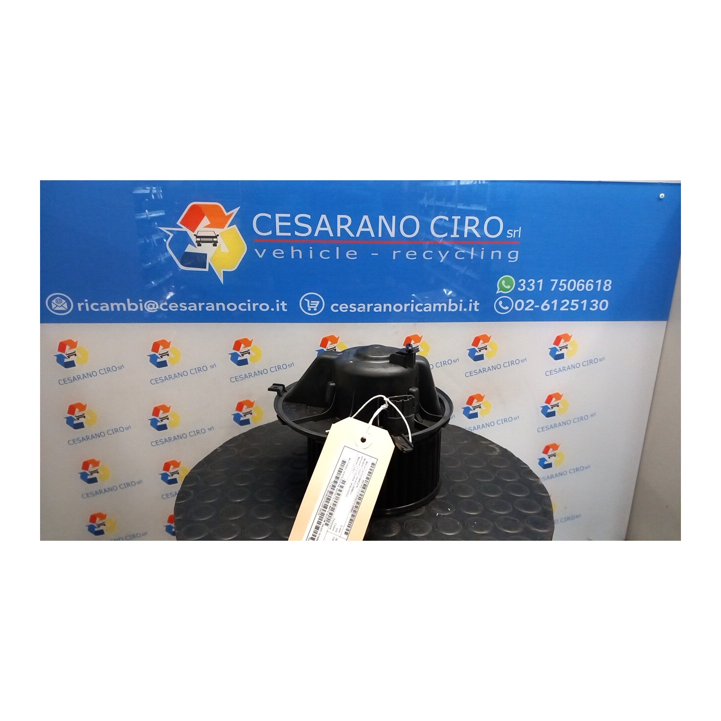 MOTORINO VENTILAZIONE ABITACOLO CLIMATIZ.AUTOM. VALEO 061 VOLKSWAGEN GOLF (5K/AJ) (09/08-) CBZ 1K1820015J