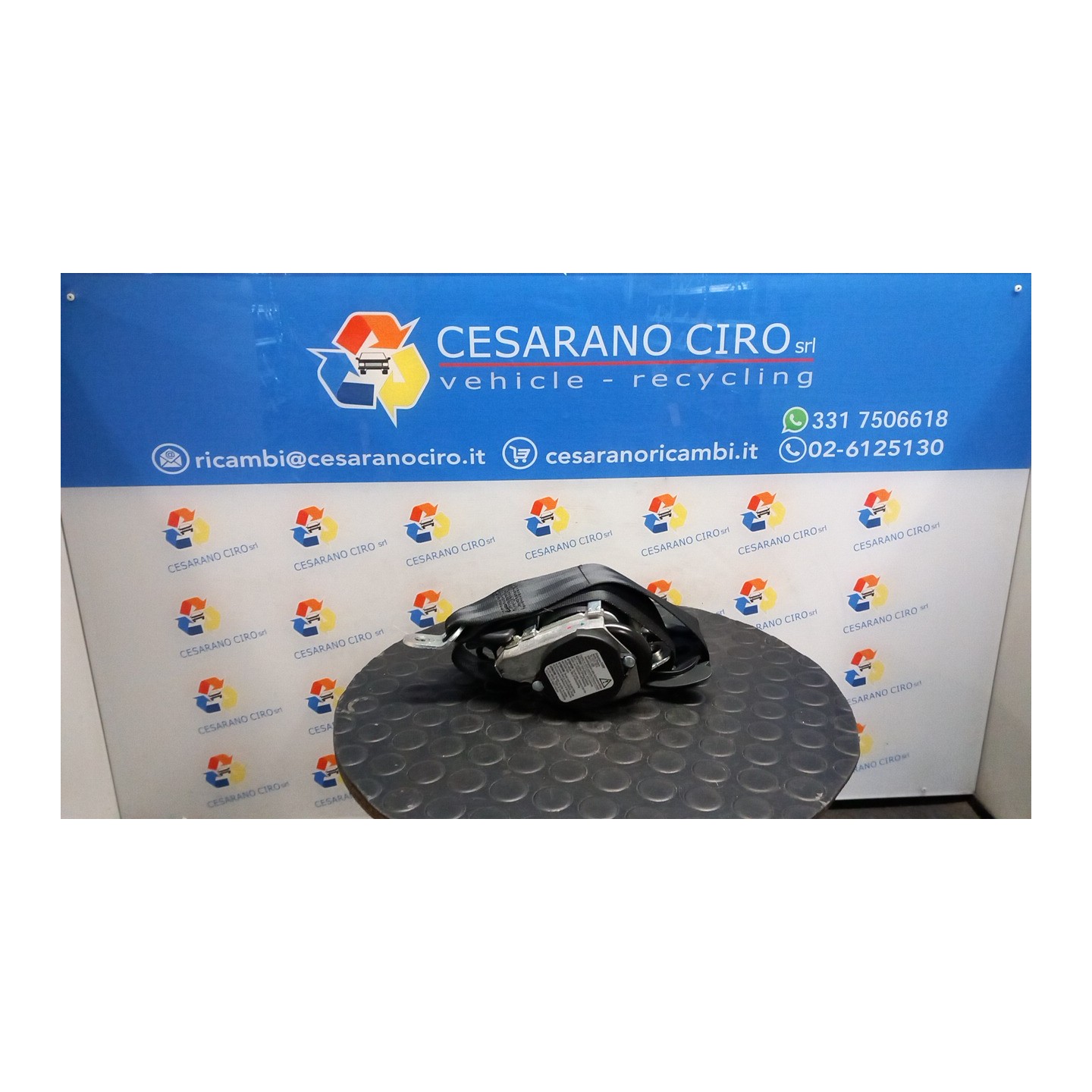 CINTURA DI SICUREZZA ANT. DX. 070 VOLKSWAGEN GOLF (5K/AJ) (09/08-) CBZ 1K3857706AFRAA