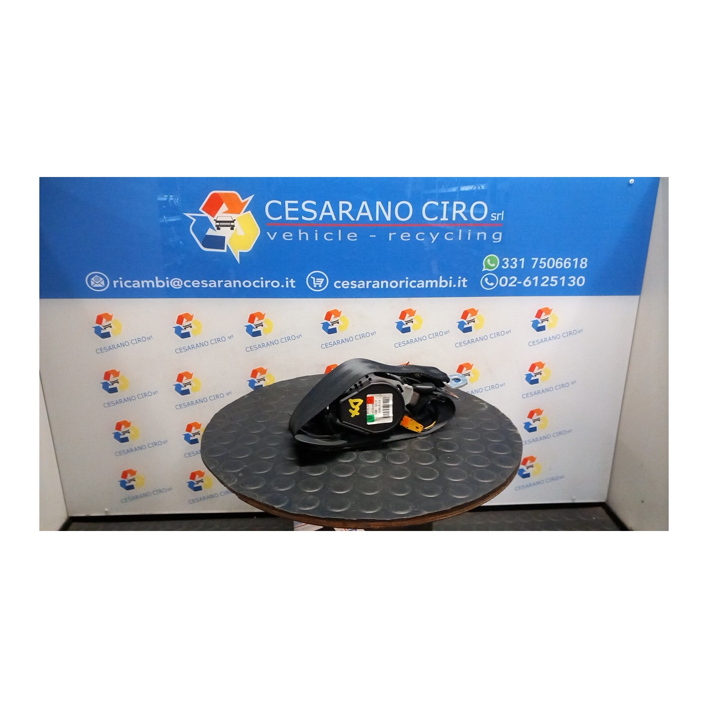 CINTURA DI SICUREZZA ANT. DX. 070 VOLKSWAGEN GOLF (5K/AJ) (09/08-) CBZ 1K3857706AFRAA
