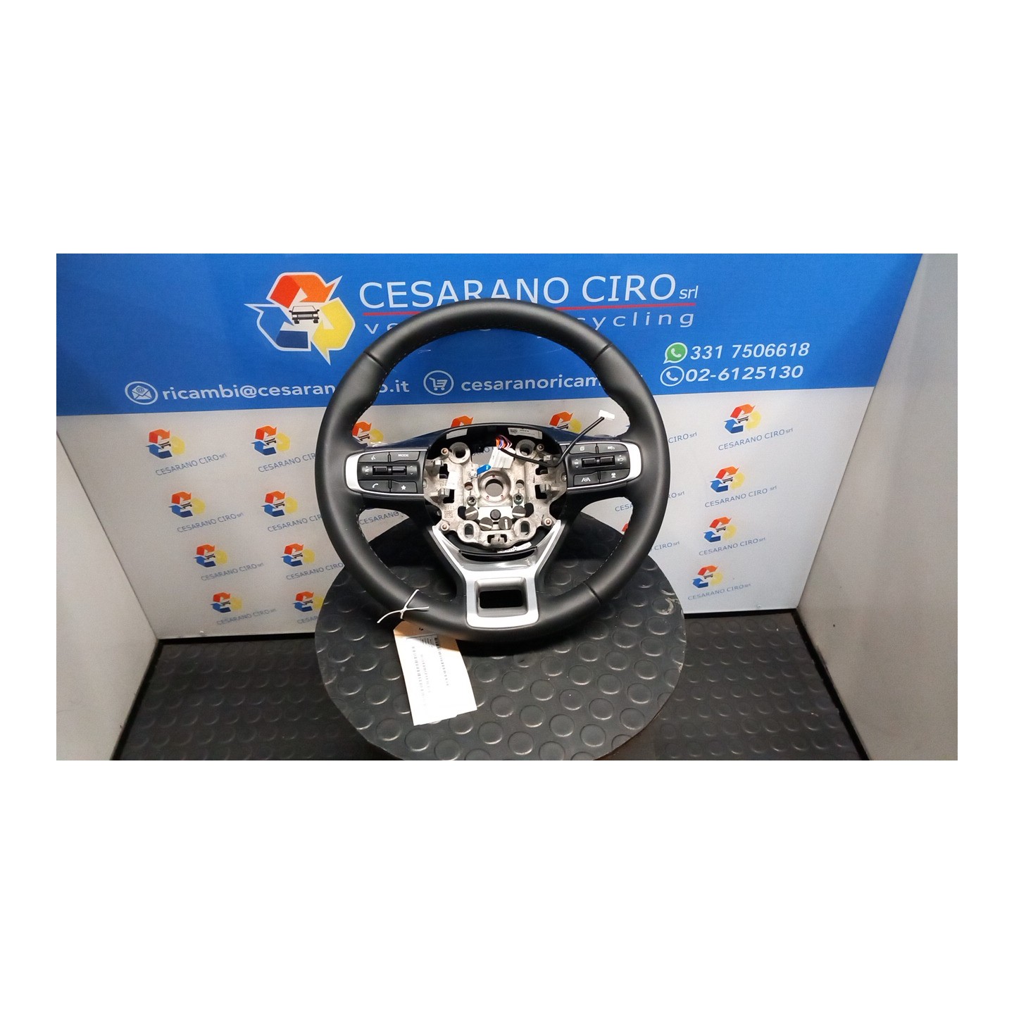 VOLANTE PELLE RISCALDATO 111 KIA SPORTAGE 5A SERIE (12/21-) G4FP 56111P1200WK