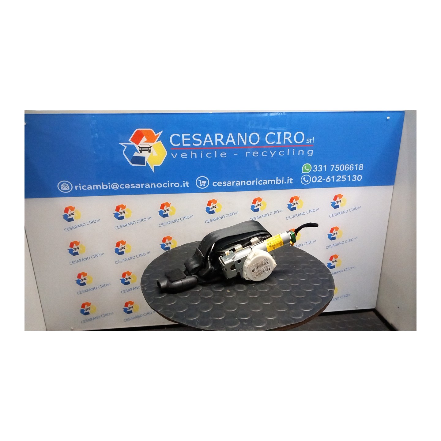 CINTURA DI SICUREZZA ANT. DX. 113 ALFA ROMEO GIULIETTA (X7) (03/10-10/13) 940A2000 156101395