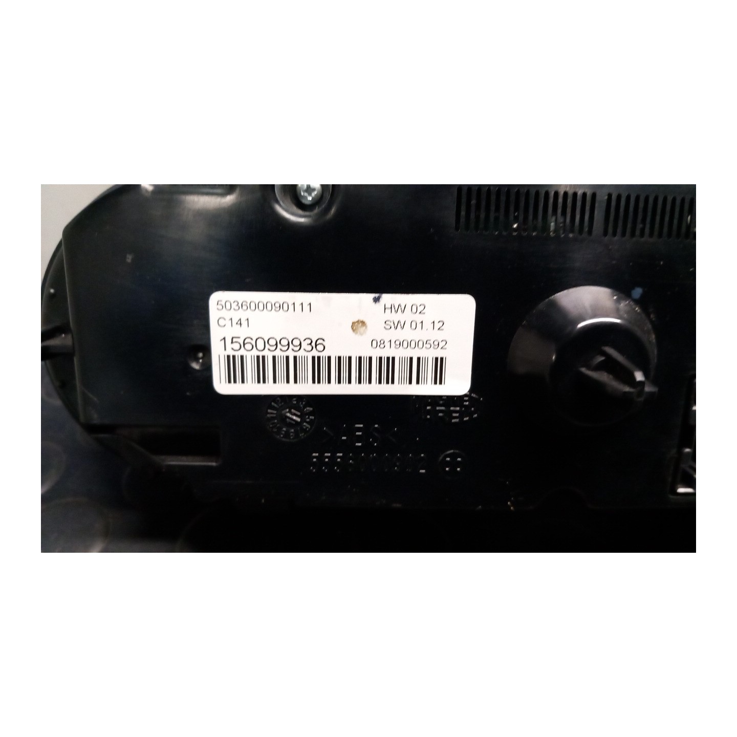 BLOCCO COMANDO CLIMATIZZAZIONE CLIMA1 115 ALFA ROMEO GIULIETTA (X7) (03/10-10/13) 940A2000 156100041