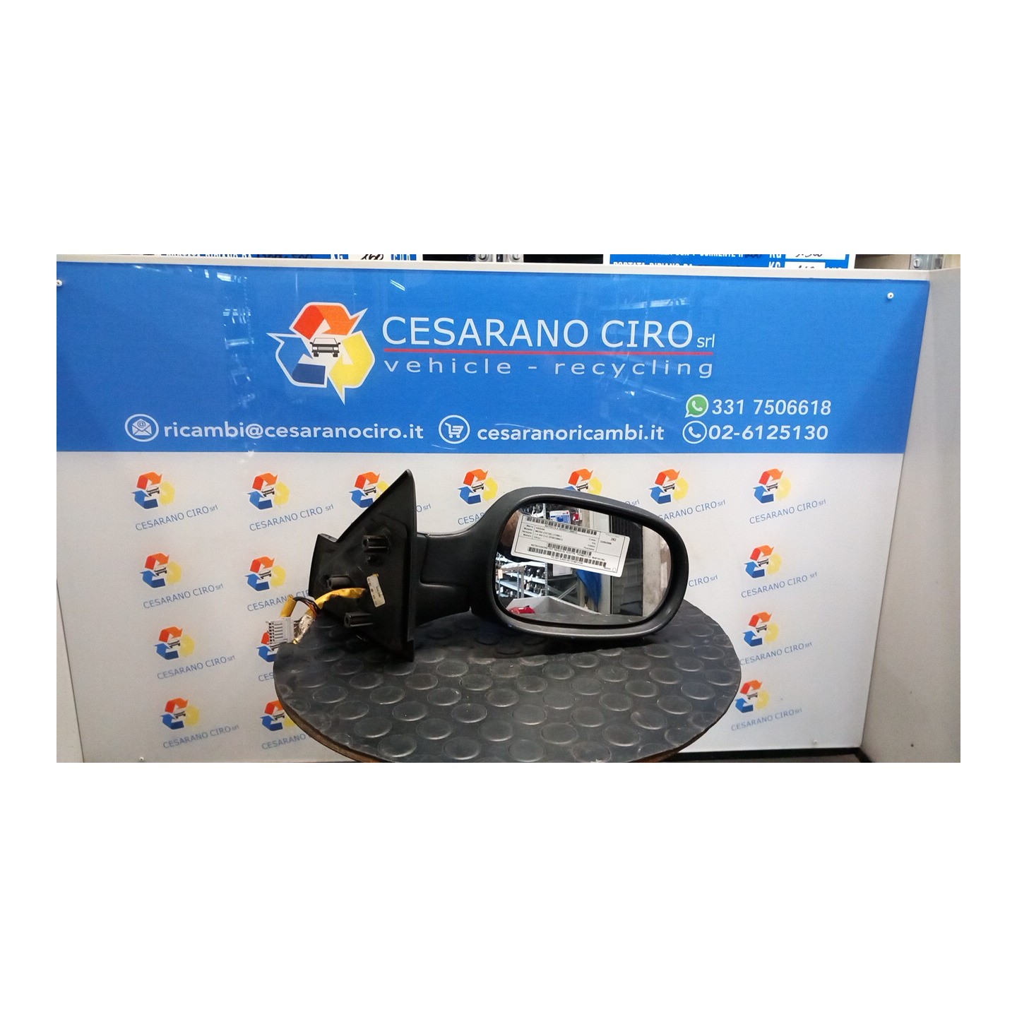 RETROVISORE EST. REGOLAZ. ELETTR. TERMICO DX. 012 NISSAN MICRA (CK12E) (11/05-) CR14 96301BC30C