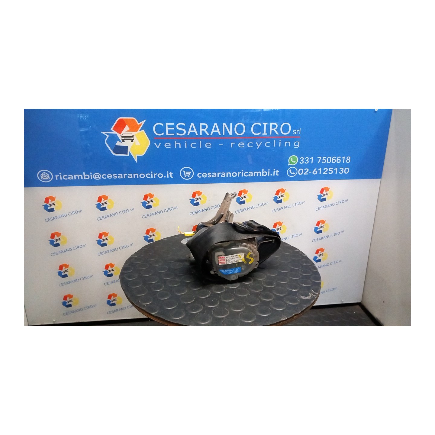 CINTURA DI SICUREZZA ANT. SX. 015 NISSAN MICRA (CK12E) (11/05-) CR14 86884BC100