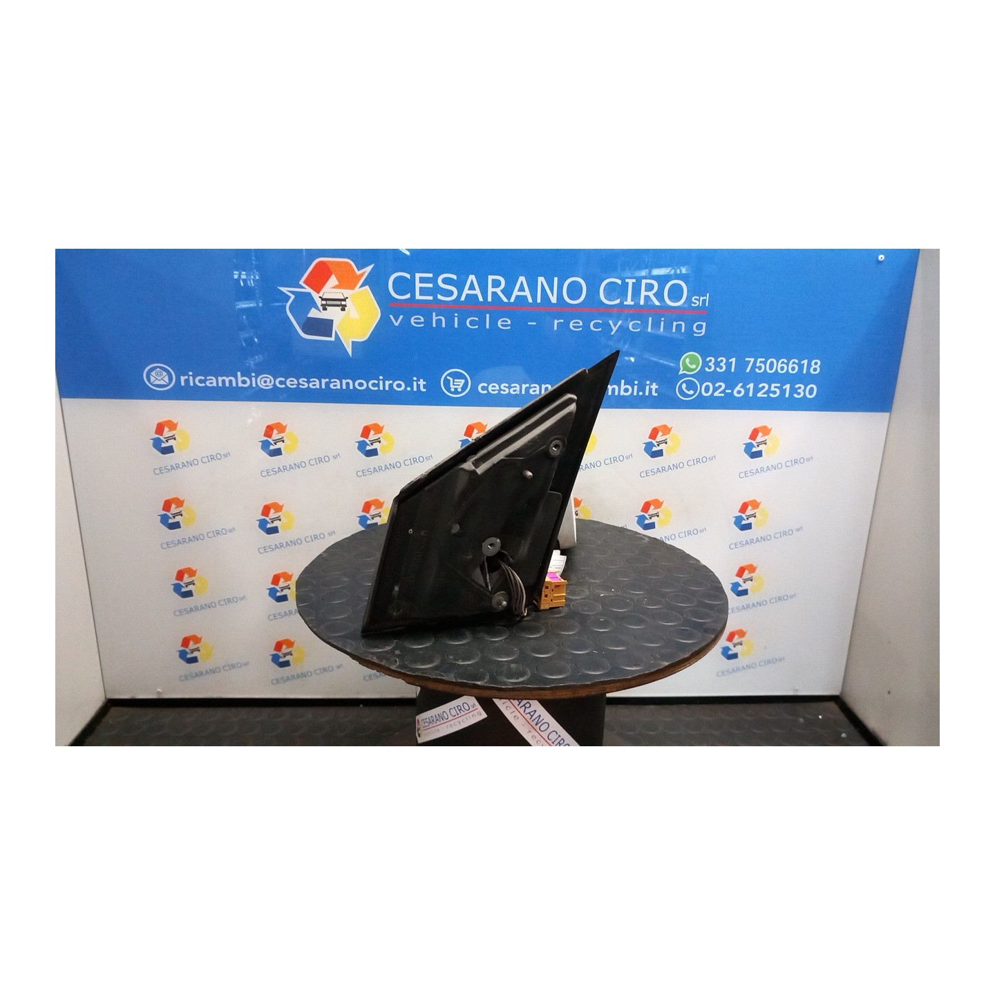 RETROVISORE EST. REGOLAZ. ELETTR. DX. 034 VOLKSWAGEN POLO (9N) (10/01-03/05) BBY 6Q1857508G01C