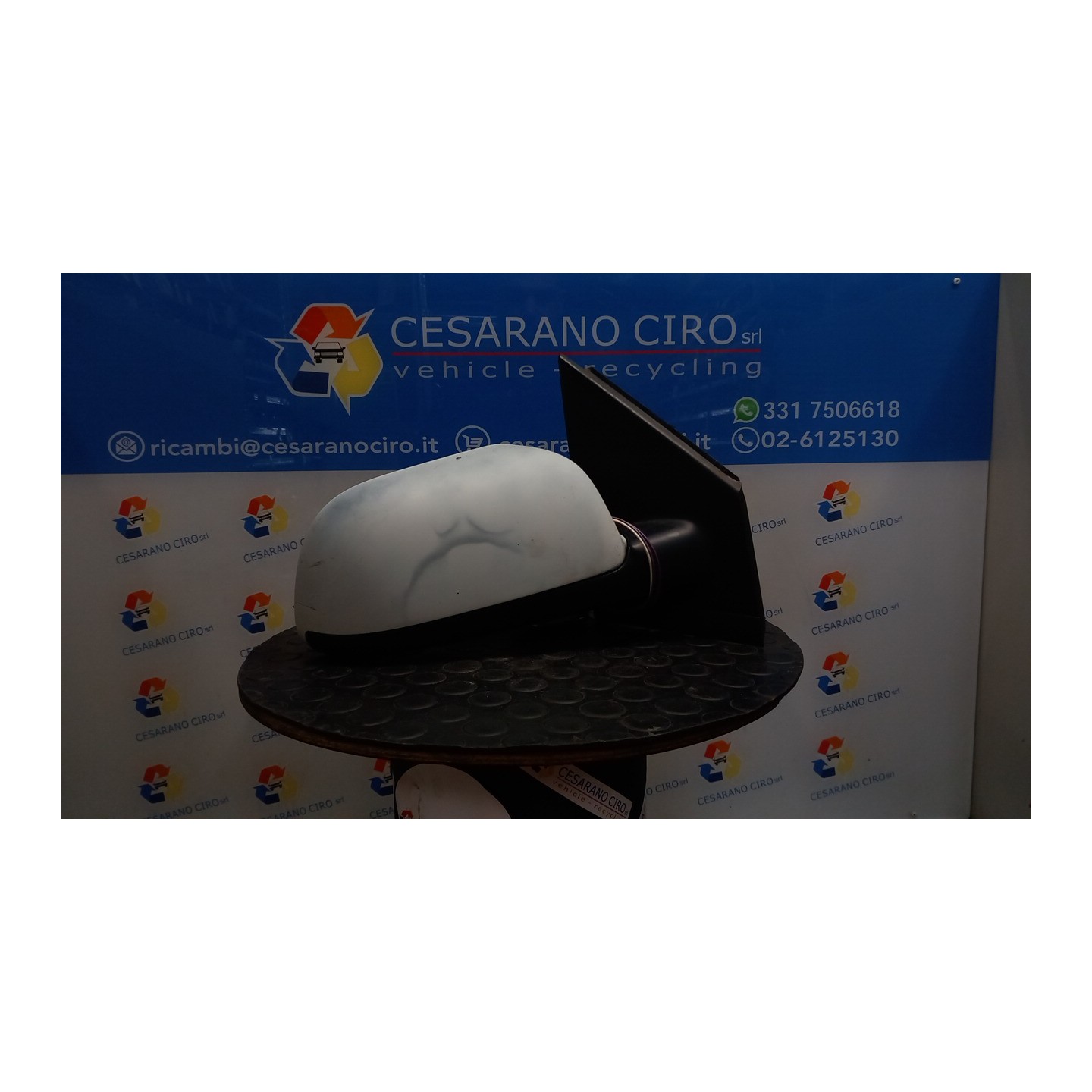 RETROVISORE EST. REGOLAZ. ELETTR. DX. 034 VOLKSWAGEN POLO (9N) (10/01-03/05) BBY 6Q1857508G01C