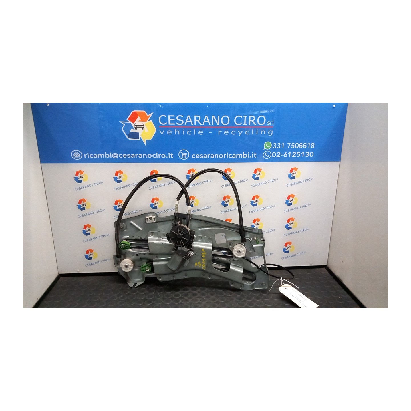 ALZACRISTALLO PARAFANGO POST. SX. 056 CITROEN C3 PLURIEL (05/03-11/10) 8HX 922383