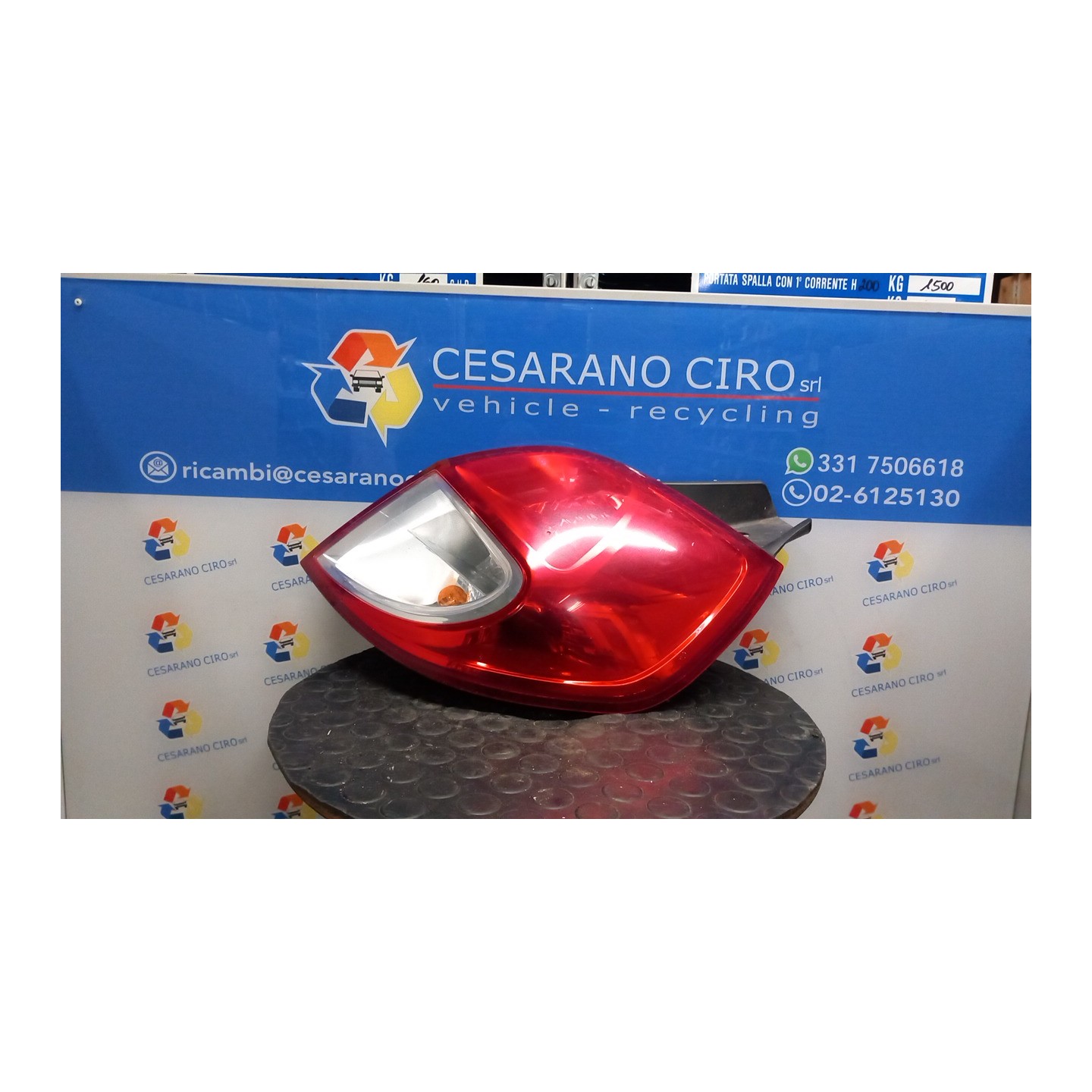 FANALE POST. DX. 097 RENAULT CLIO 3A SERIE (05/09-) D4FD7 8200886946