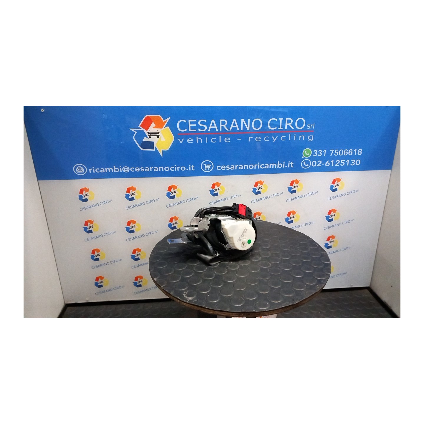 CINTURA DI SICUREZZA ANT. DX. 099 RENAULT CLIO 3A SERIE (05/09-) D4FD7 8200838201