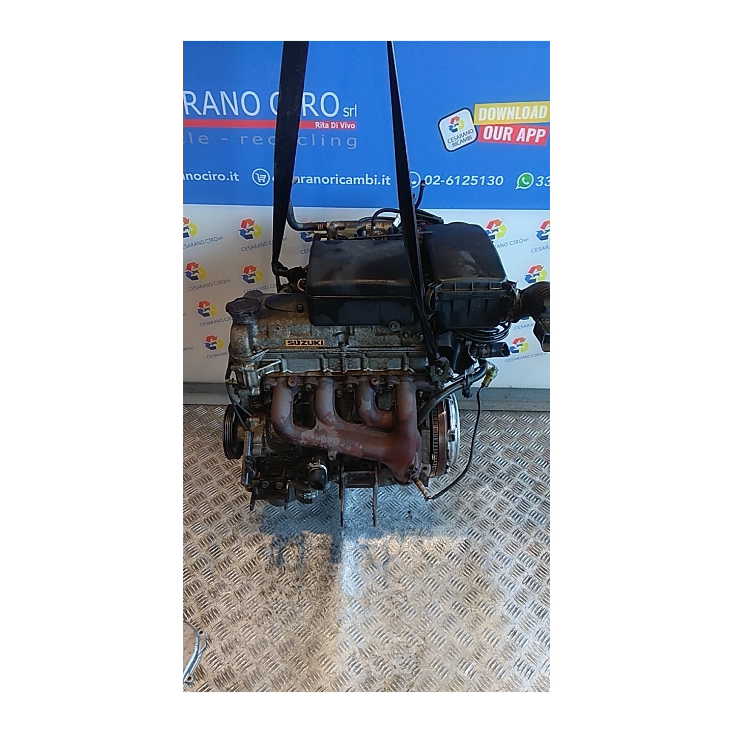 MOTORE COMPL. 102 SUZUKI WAGON R+ (12/97-02/01) K10A NB1771022008005